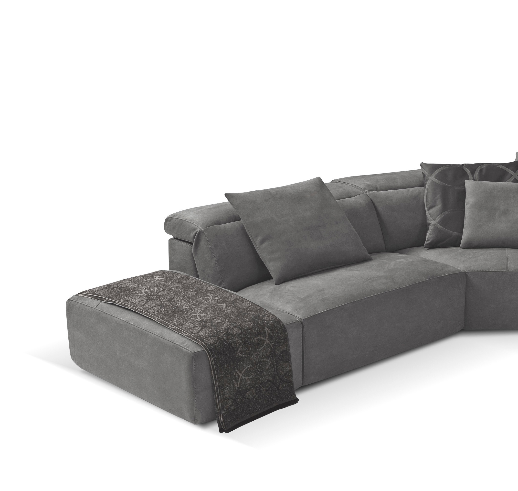 Thumbnail - Egoitaliano Ecksofa "Beverly, extravangantes Designsofa mit erstklassigem Sitzkomfort", wahlweise mit elektrischer Relax...