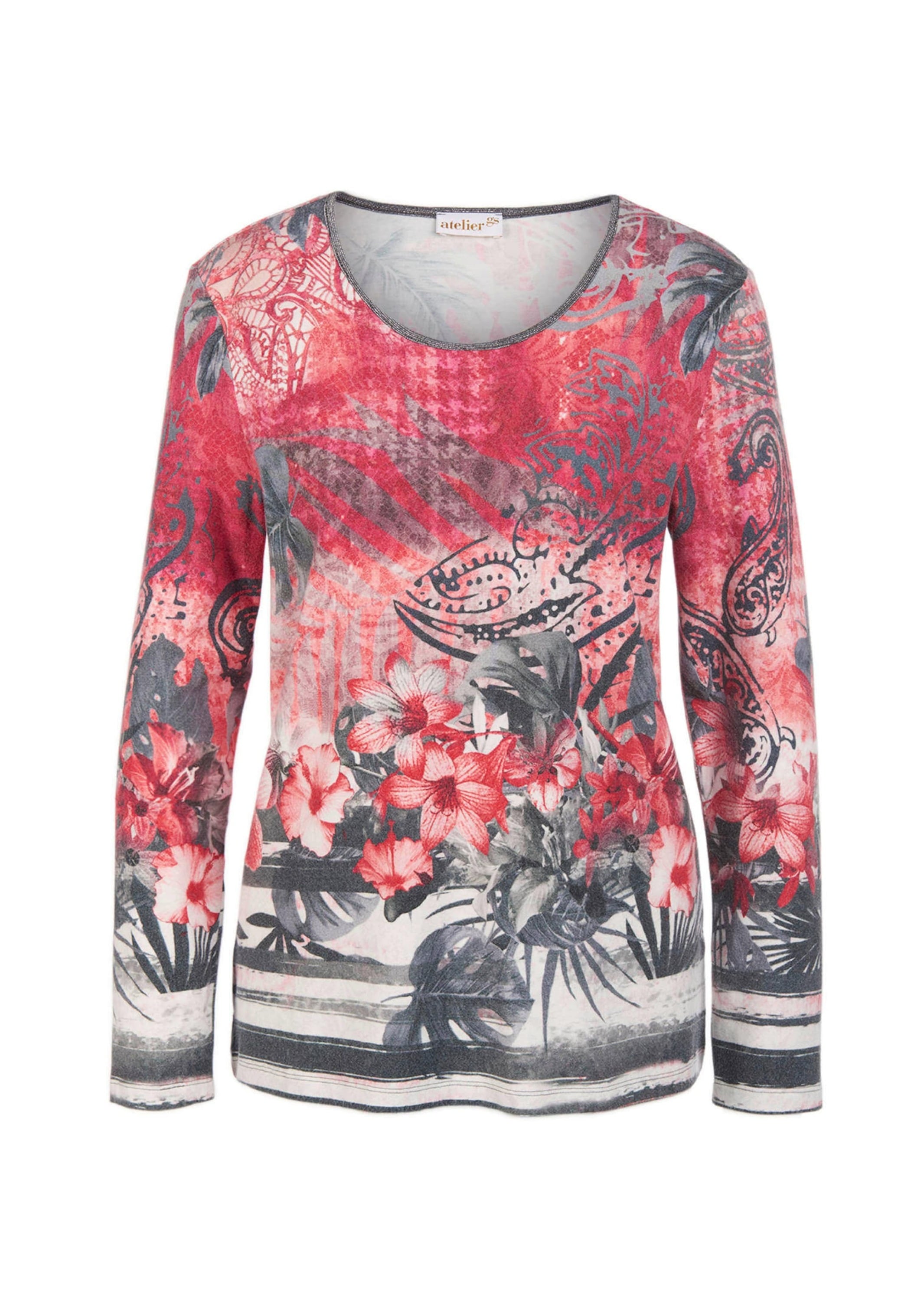 GOLDNER Print-Shirt "Weiches Flanellshirt mit ausdrucksstarkem Druck" günstig online kaufen