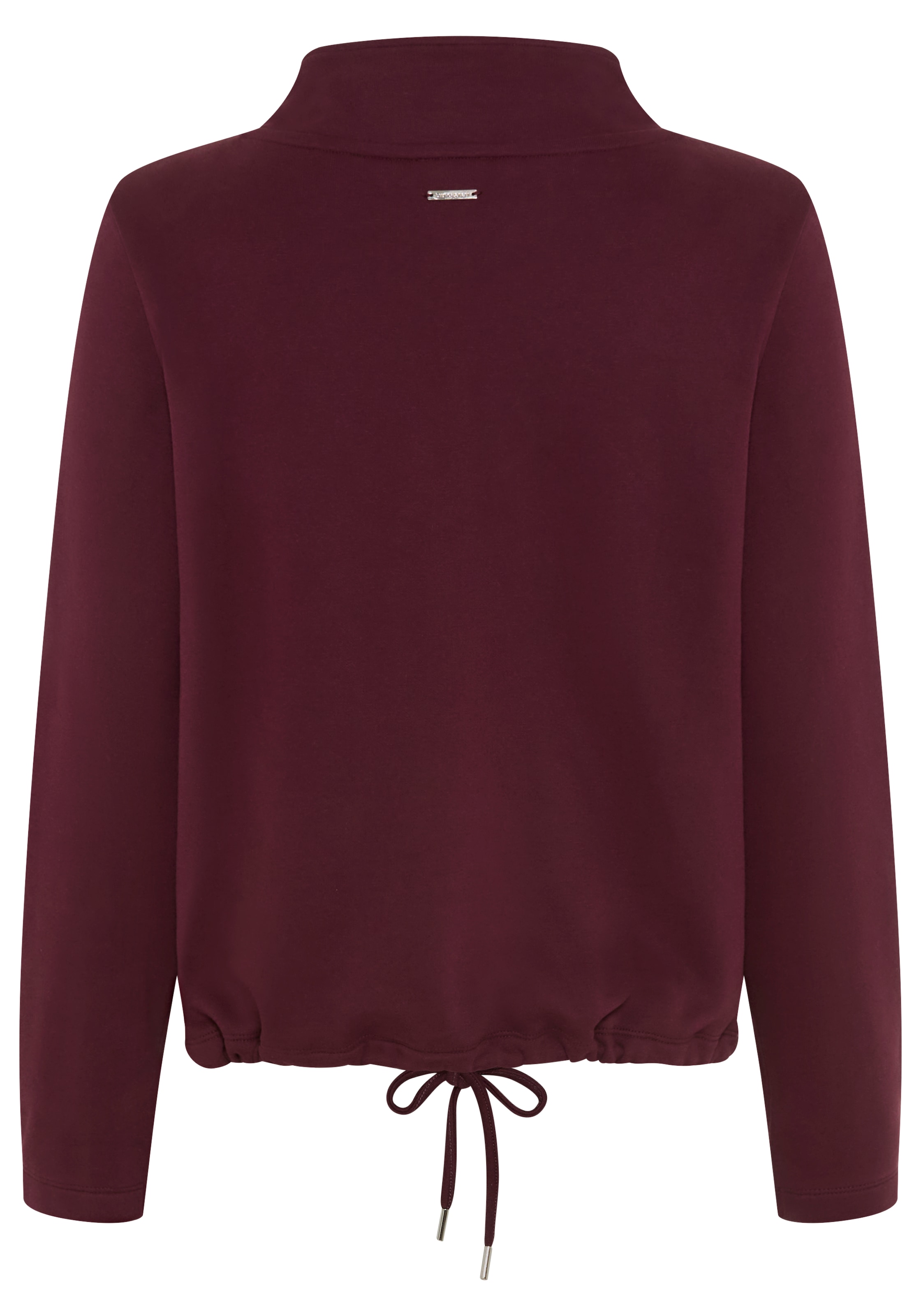 Bruno Banani Sweatshirt , mit hohem Stehkragen, aus Baumwolle und Polyester
