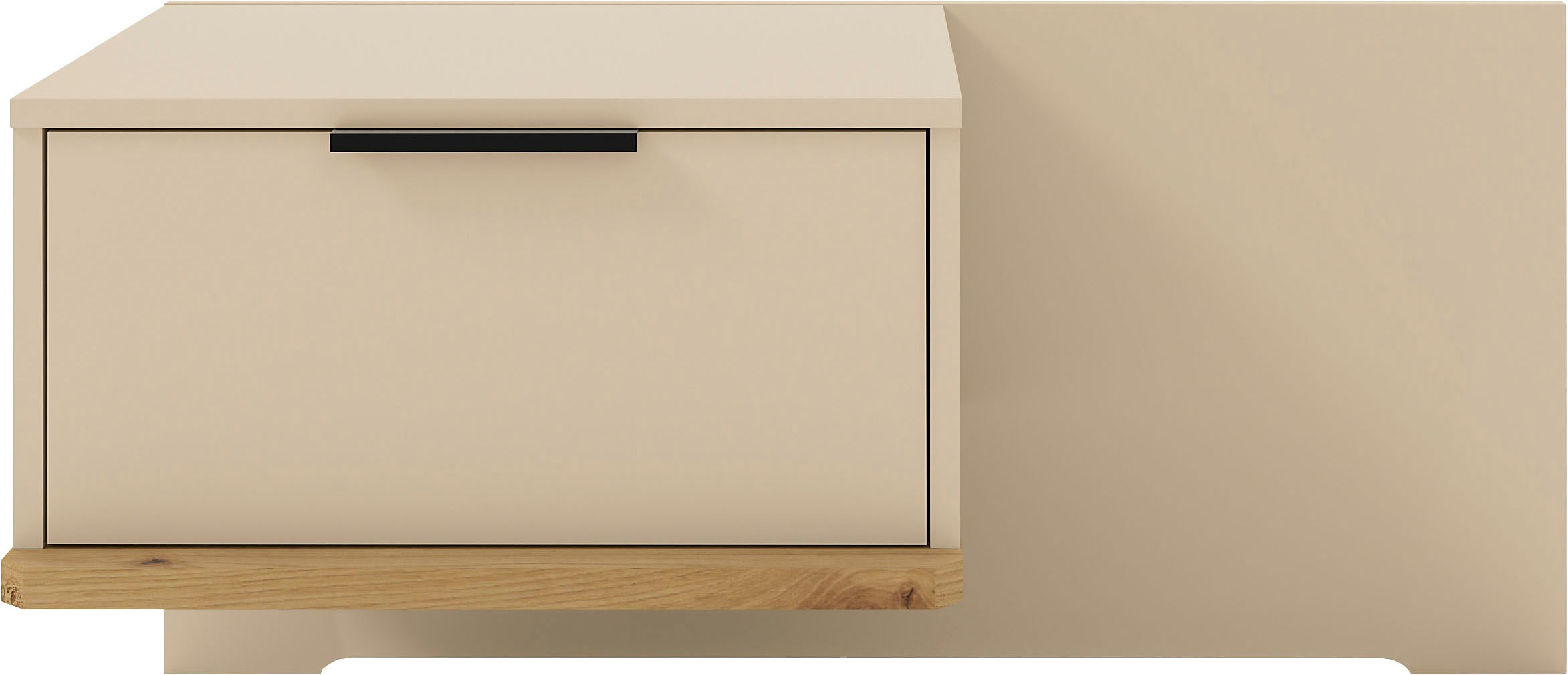 Musterring Nachtschrank »Isabelle«, verschiedene Farben, Unterboden in Eiche, Maße B50/90 x H43 x T47 cm