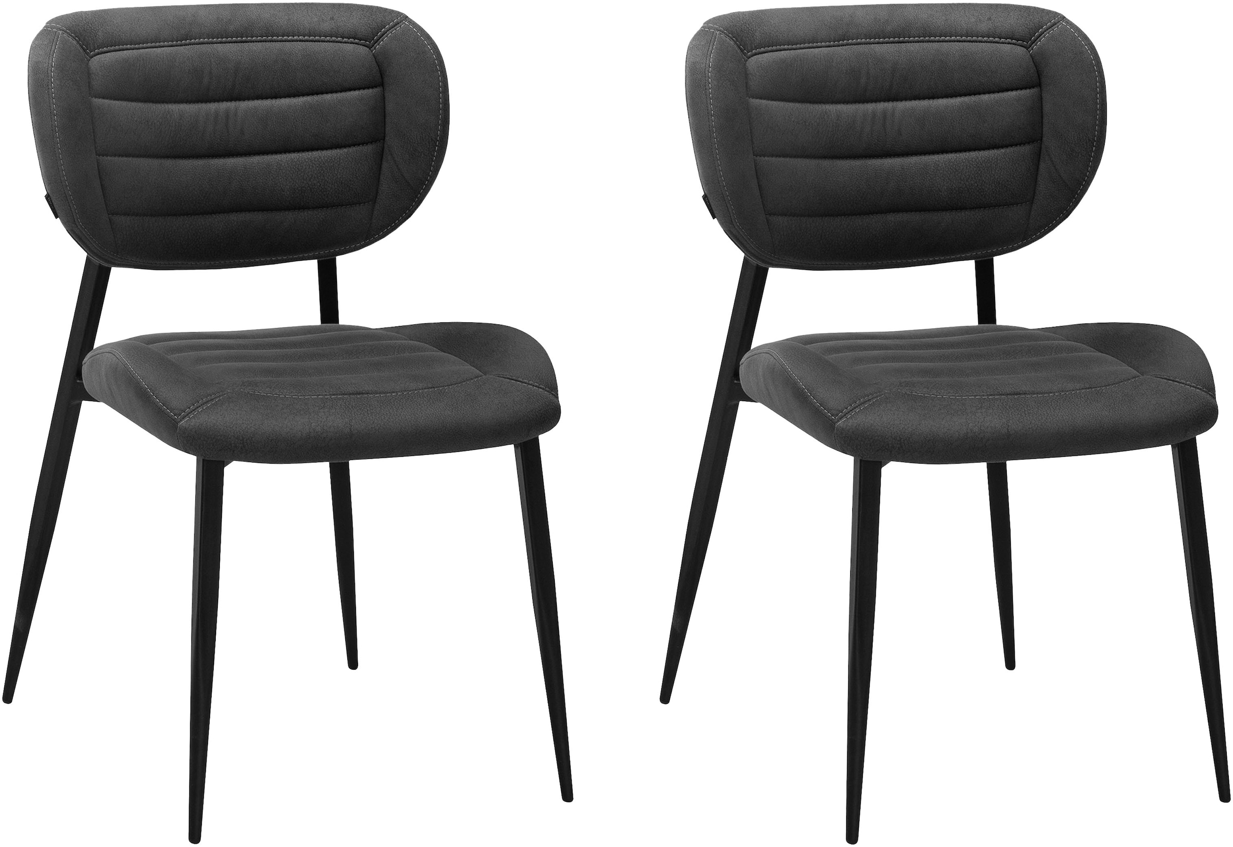 OMG Design Esszimmerstuhl "Rikki" (Set) 2 Stk. Stoff bequemer Polsterstuhl günstig online kaufen