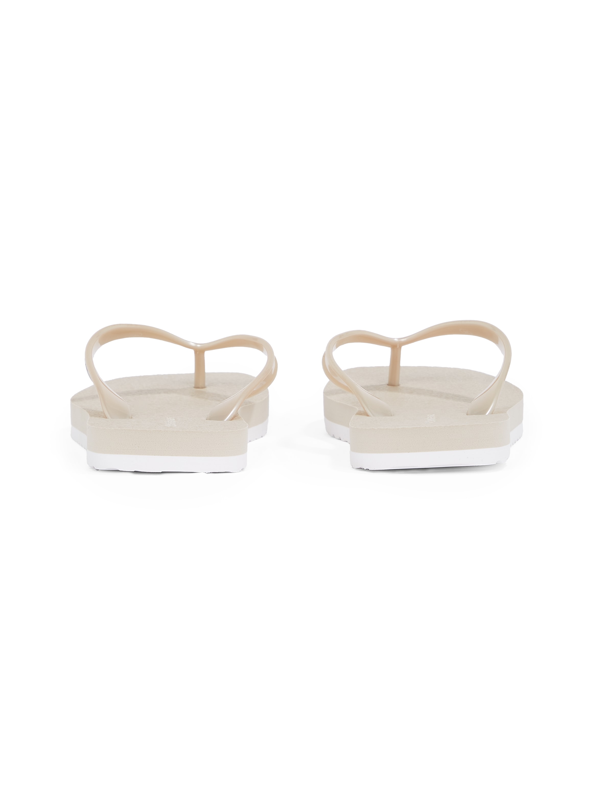 Calvin Klein Jeans Zehentrenner »THONG+ TPU METALLIC«, Sommerschuh, Badeschuh, Schlappen, Strandschuh mit Zehensteg