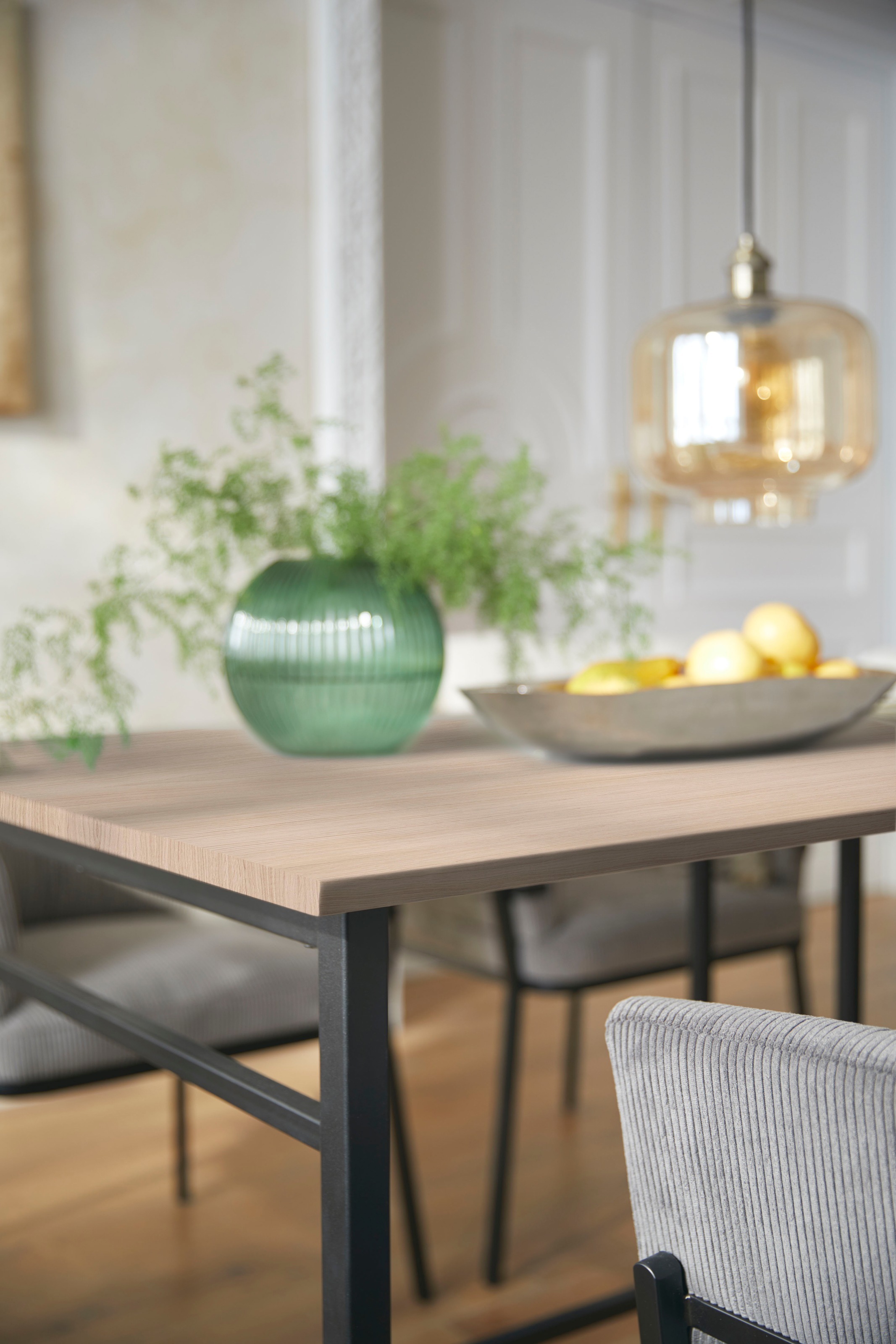 Home affaire Esstisch »Sare«, mit Echtholzfurnier aus Eiche