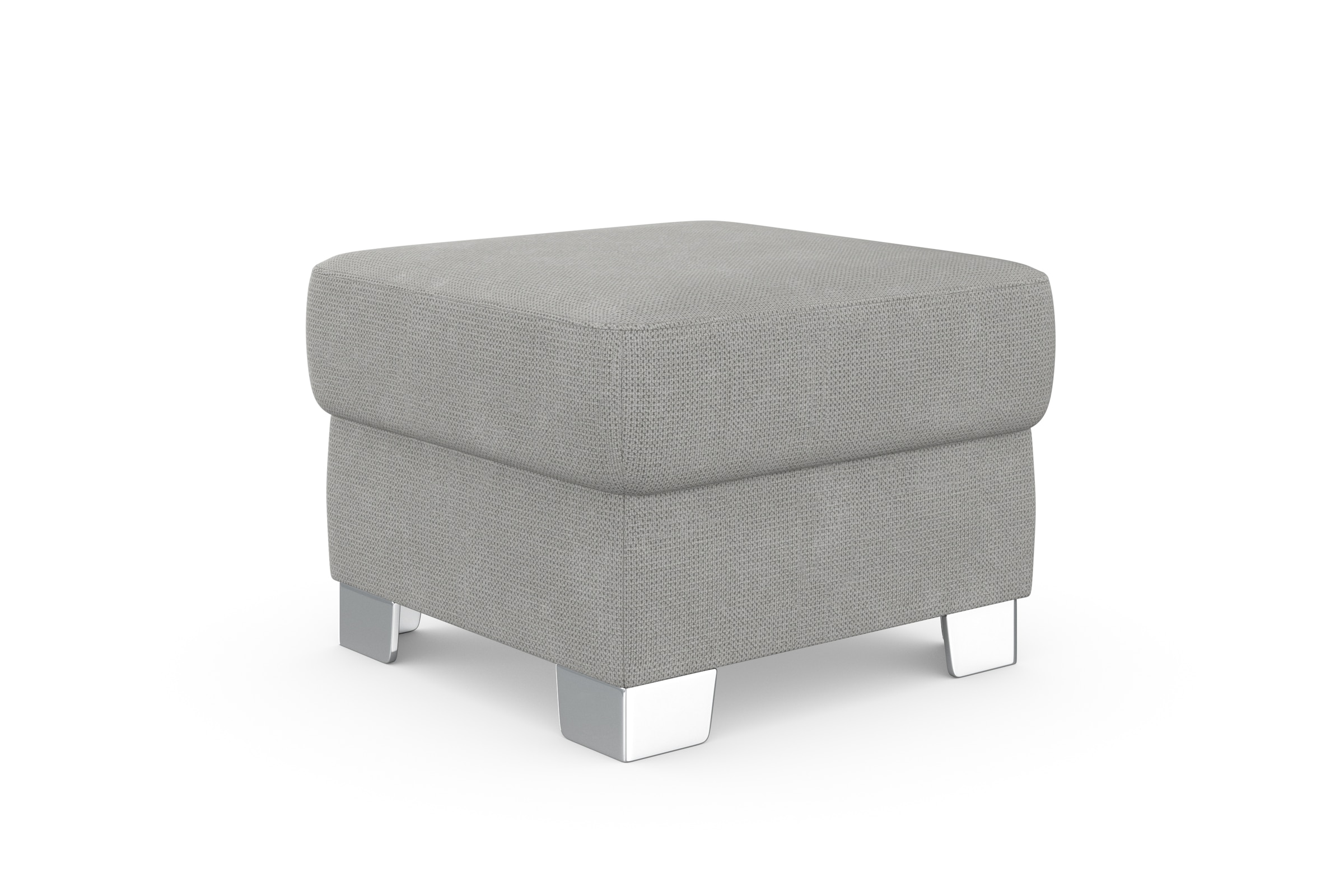 DOMO collection Hocker "Anzio", wahlweise mit Federkern