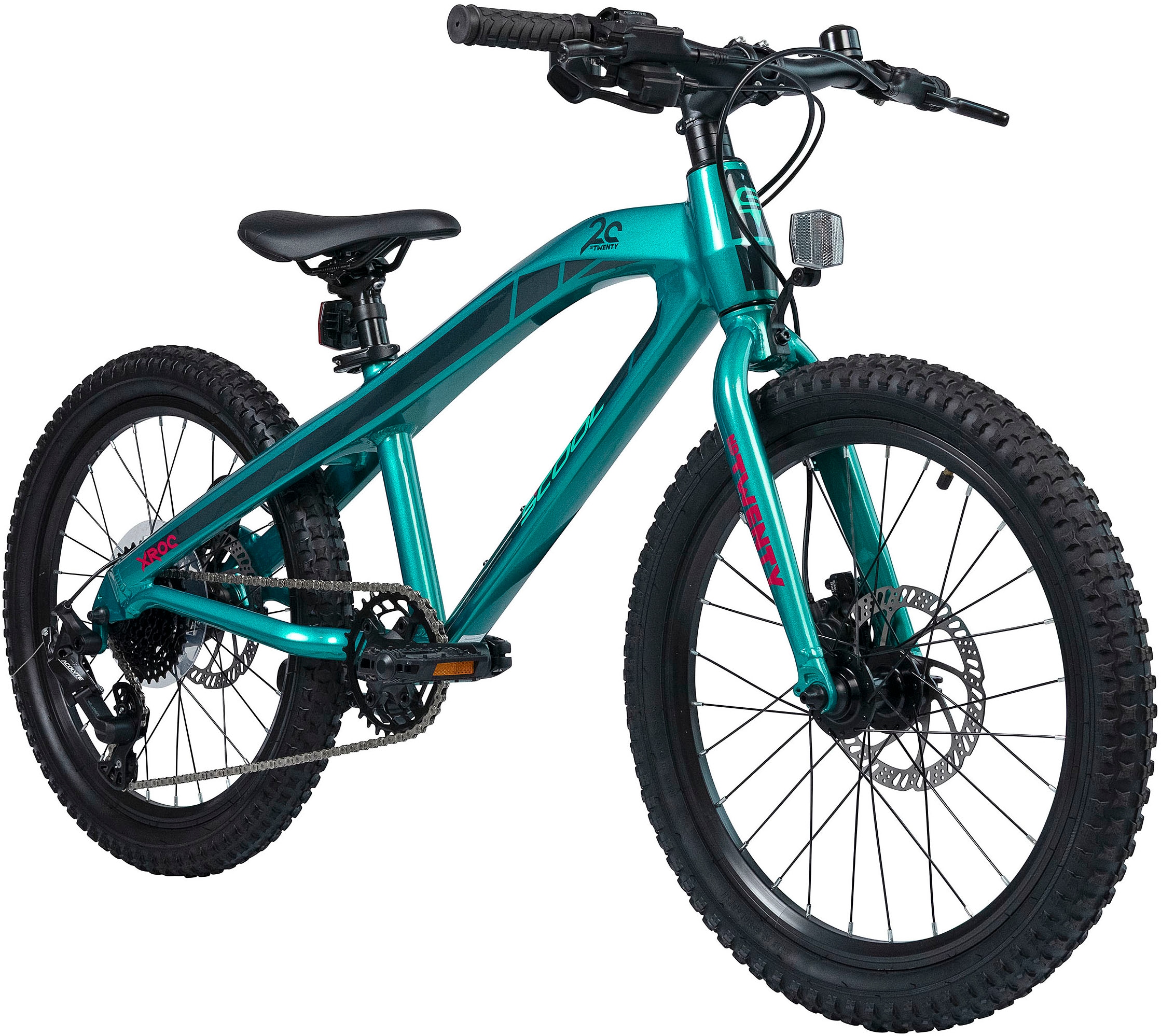S’COOL Jugendfahrrad »S'COOL Xroc TWENTY 20-8S MicroShift- Ocean« 8 Gang microSHIFT Kettenschaltung