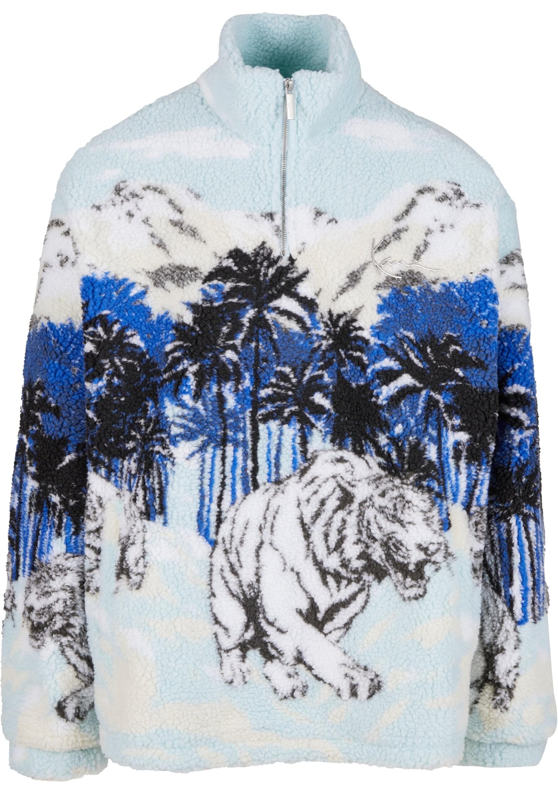 Karl Kani Sweater "Karl Kani KK Metal Signature Ice Tiger Teddy Troyer", (1 günstig online kaufen