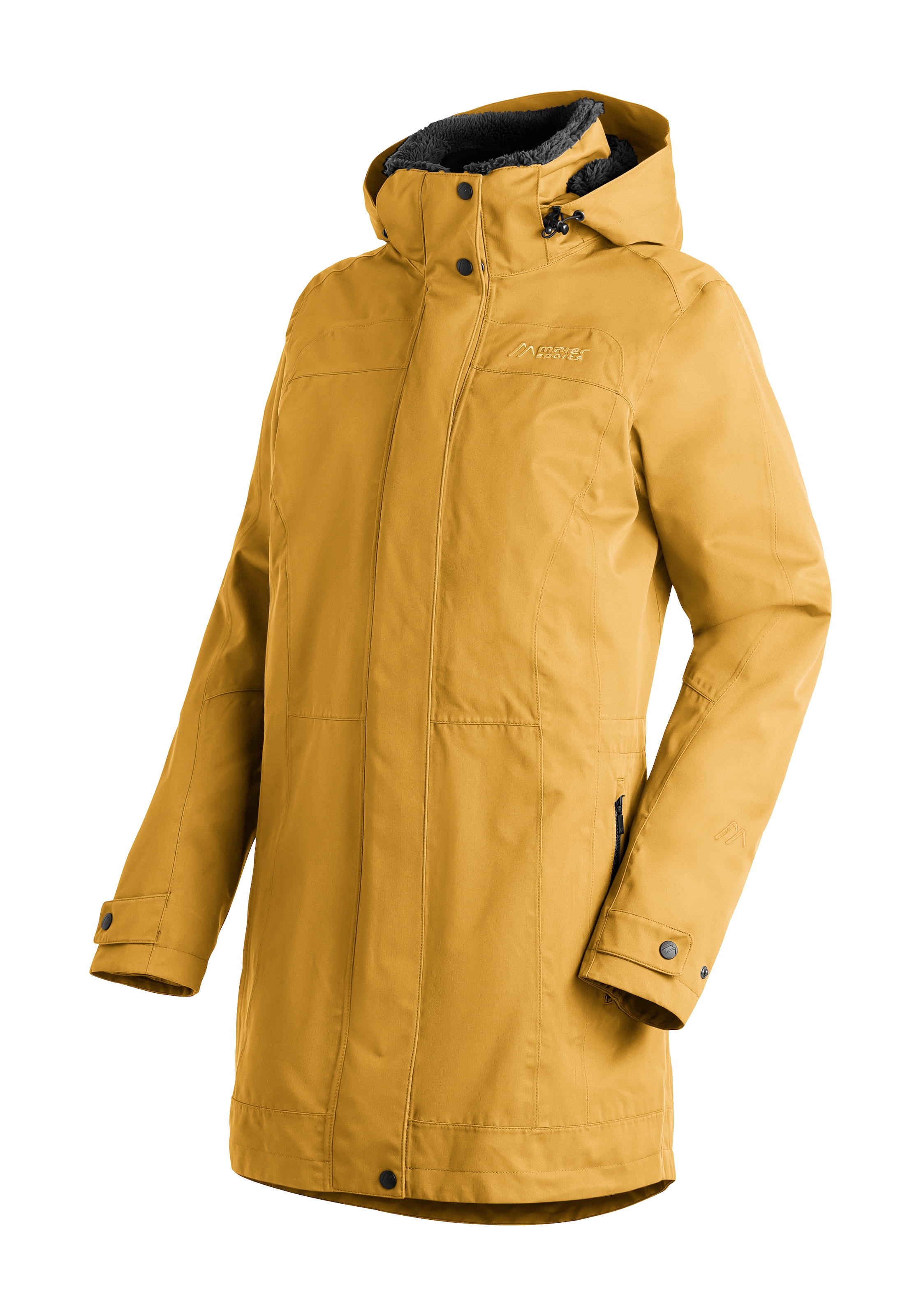 Maier Sports Outdoorjacke "Gerdi", Damen Wanderjacke, atmungsaktiv und wasserdicht, 2-in-1 Jacke mit Kapuze