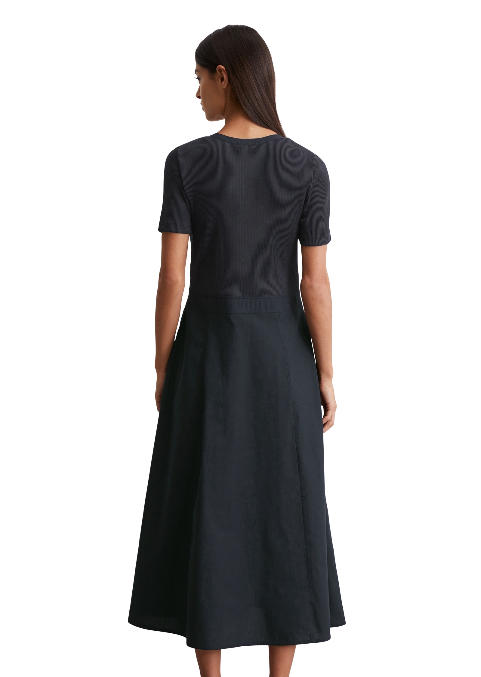 Marc O'Polo Jerseykleid »mit Baumwoll-Popelinerock«