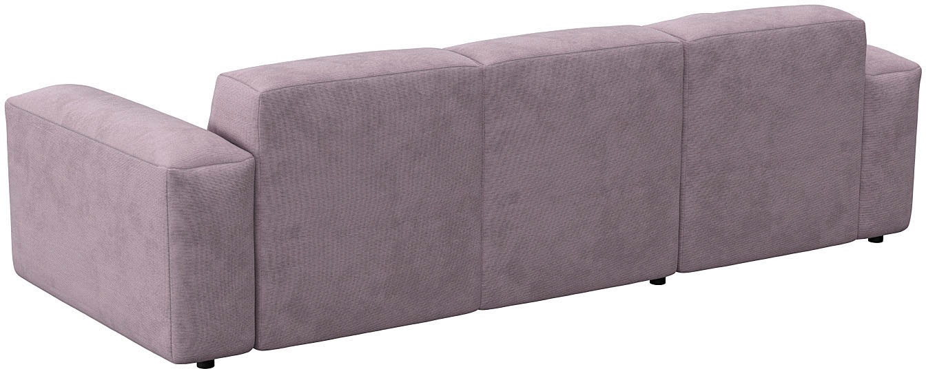 FLEXLUX Ecksofa »Lucera Chaislongue rechts oder links, L-Form, bequem«, modern & anschmiegsam, Kaltschaum, Stahl-Wellenunterfederung