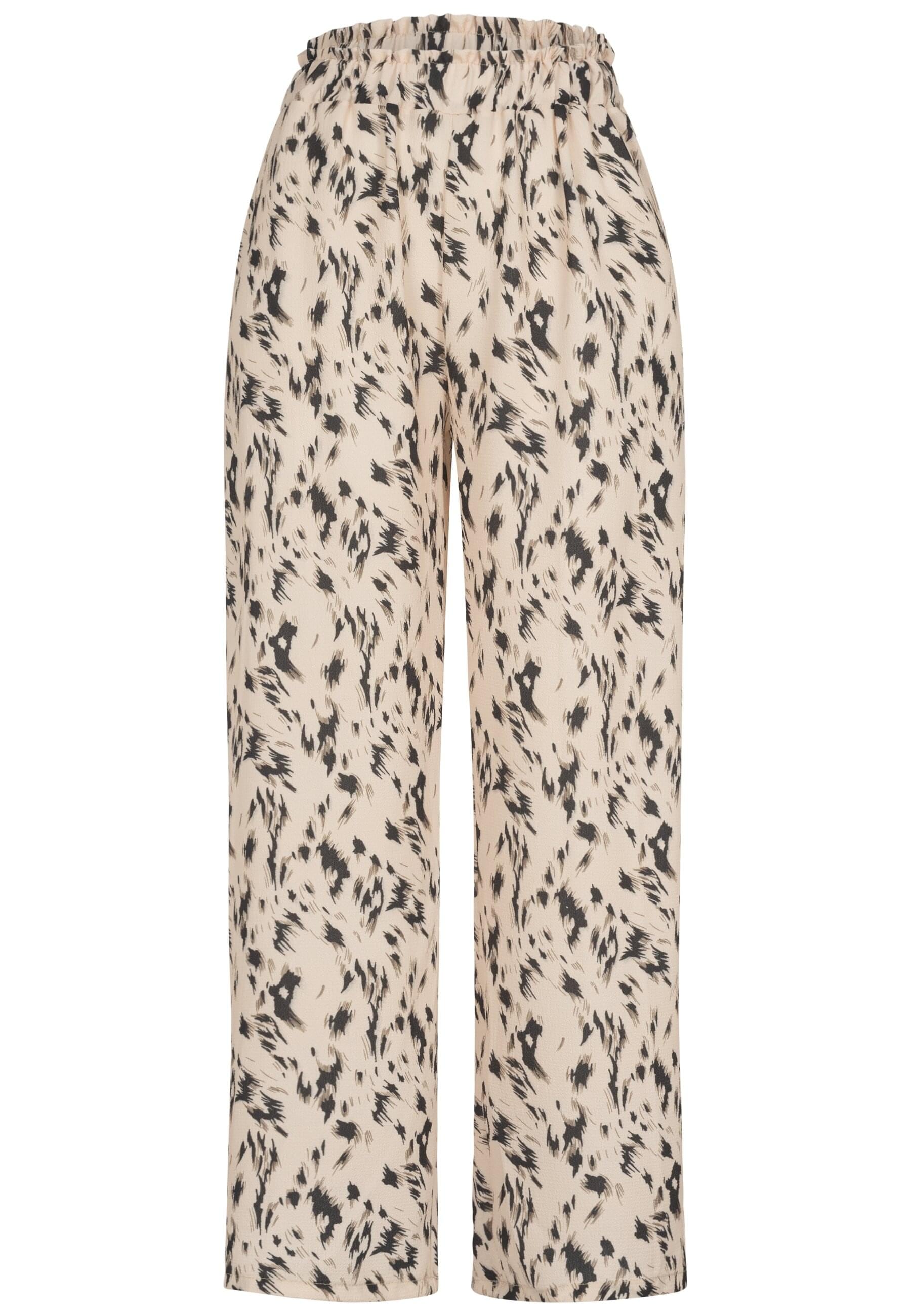 CLOUD 5IVE Stoffhose "CLOUD 5IVE Summer Crepe-Pants with animal print", (1 günstig online kaufen