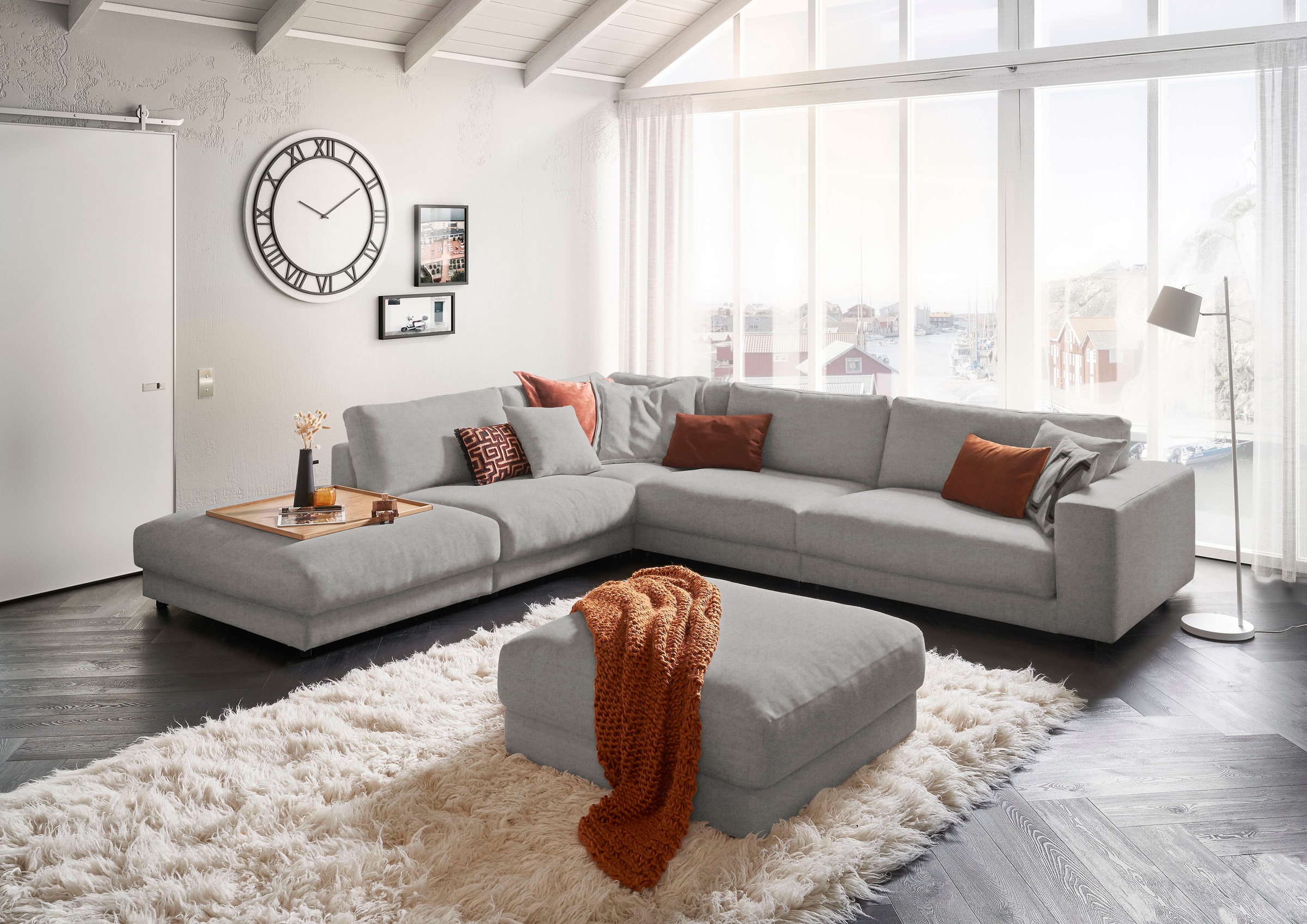 3C Candy Ecksofa "Enisa II, bequem und komfortabel, großes Familiensofa, L- günstig online kaufen
