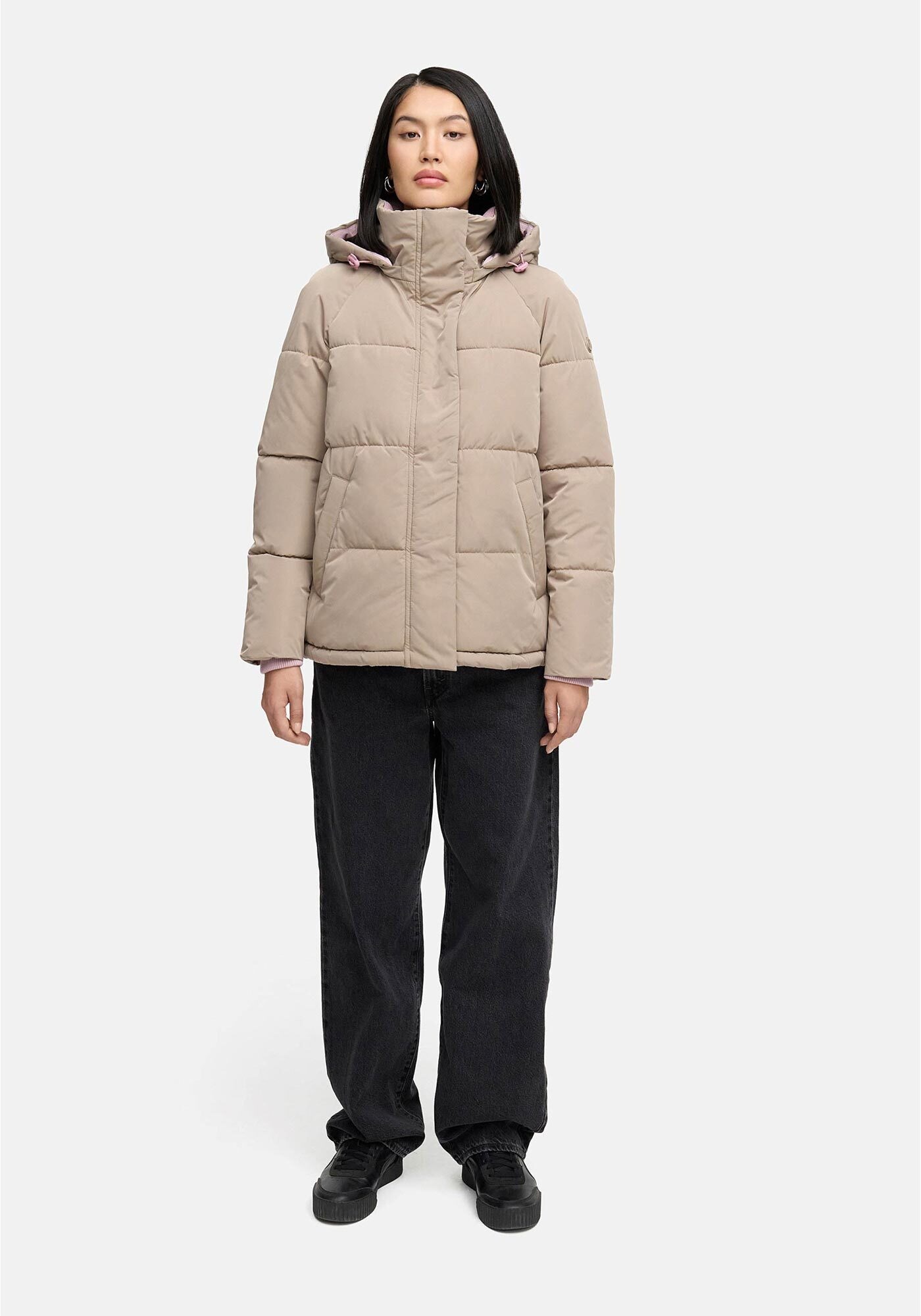 Marikoo Winterjacke "Omariaa", Elastischer Tunnelzug an Kapuze günstig online kaufen