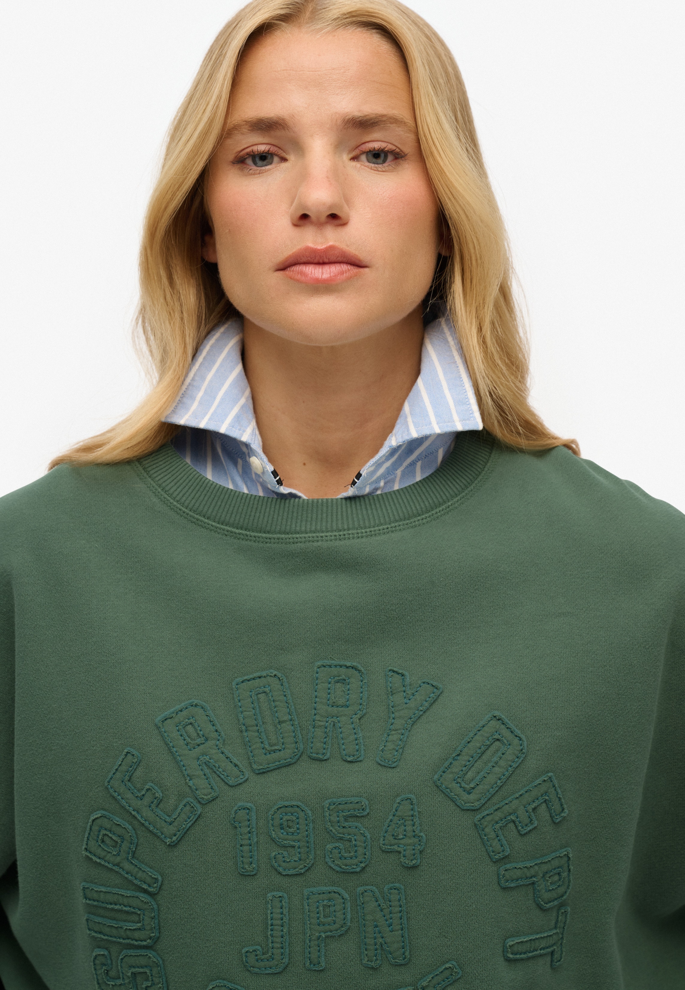 Thumbnail - Superdry Sweatshirt "ATHLETIC TONAL APPLIQUE CREW"