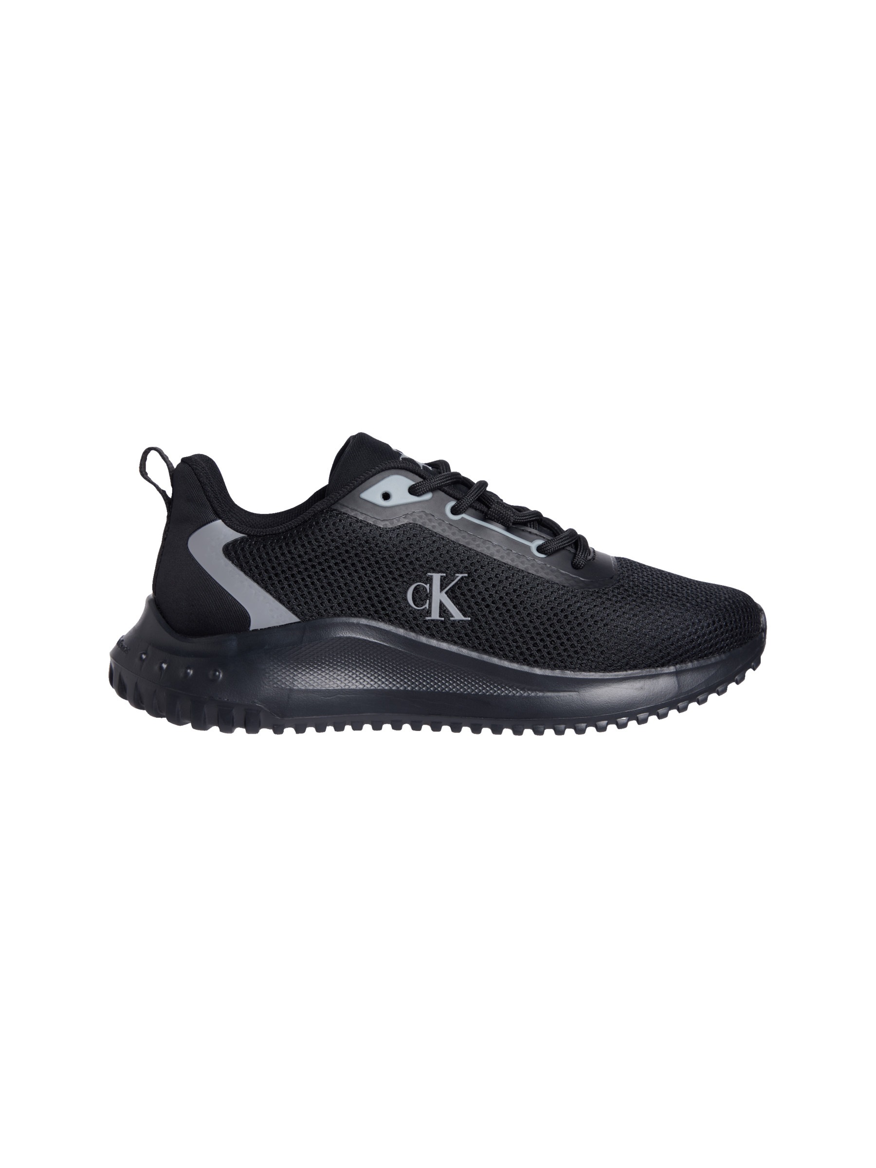 Calvin Klein Jeans Sneaker »EVA RUNNER L-UP MIX MESH LOGO CK«, Schnürschuh, Freizeitschuh, Halbschuh mit CK Logo an der Seite
