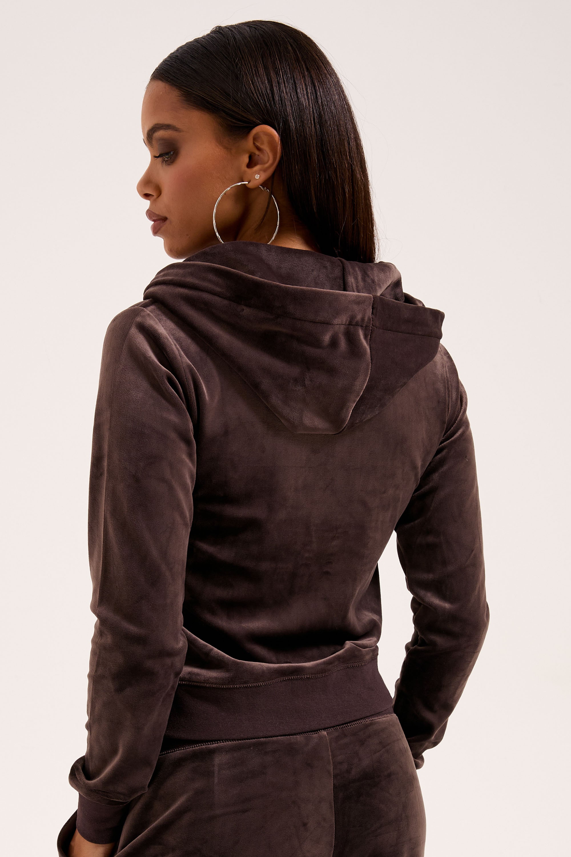 Juicy Couture Kapuzennickijacke »ROBERTSON HOODIE GOLD HARDWARE Damen« mit Kapuze