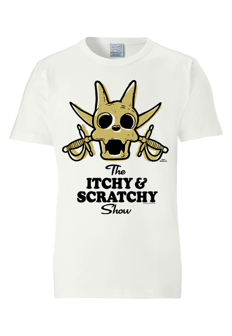 LOGOSHIRT T-Shirt »Scratchy - The Simpsons«, mit coolem Print