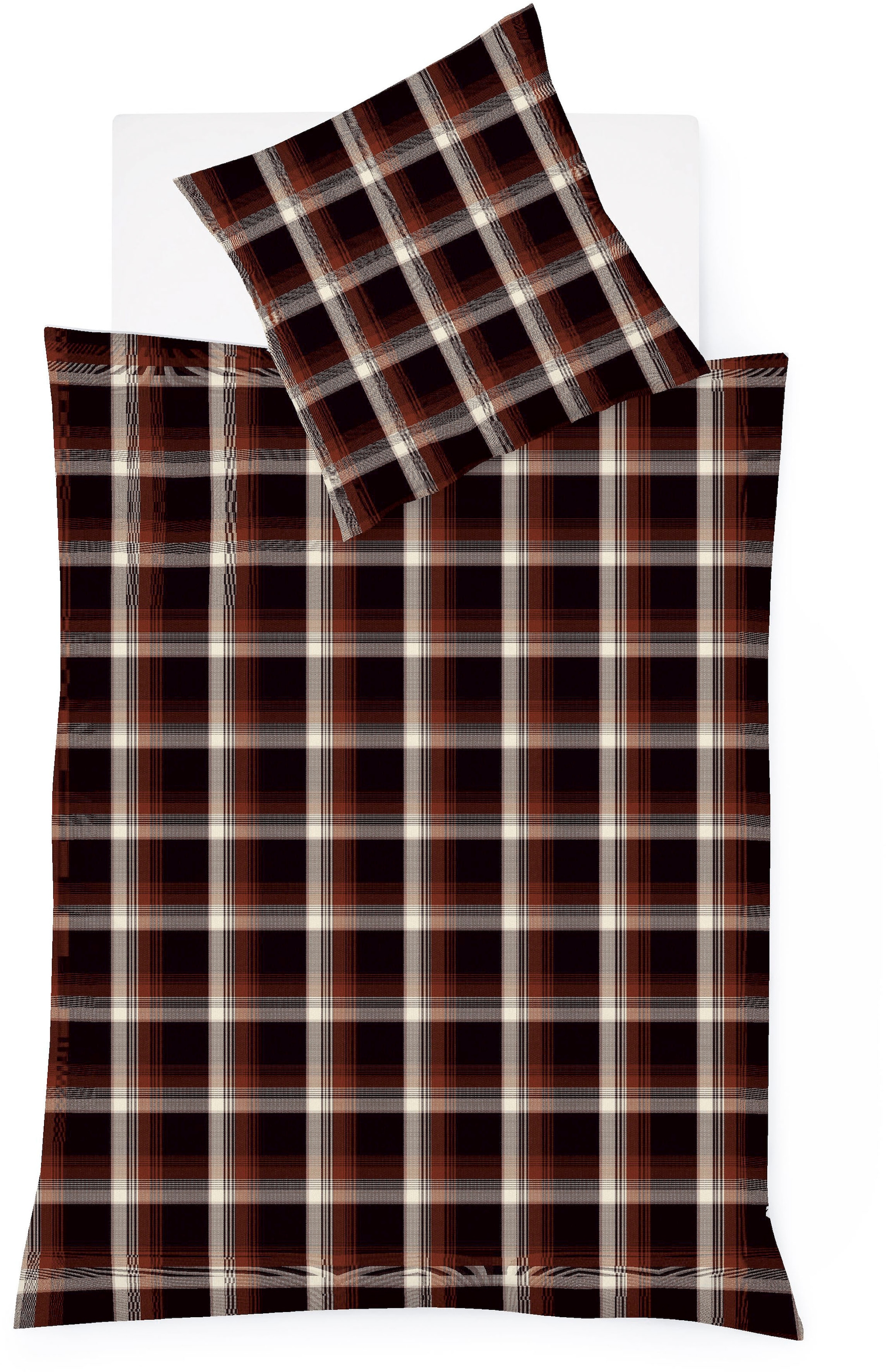 fleuresse Bettwäsche "Lech 4308" 2 tlg. Edelflanell, Baumwolle, in Gr. 135x günstig online kaufen