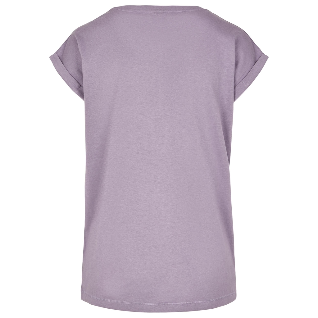 URBAN CLASSICS Kurzarmshirt »Urban Classics Damen Ladies Extended Shoulder Tee«, (1 tlg.)