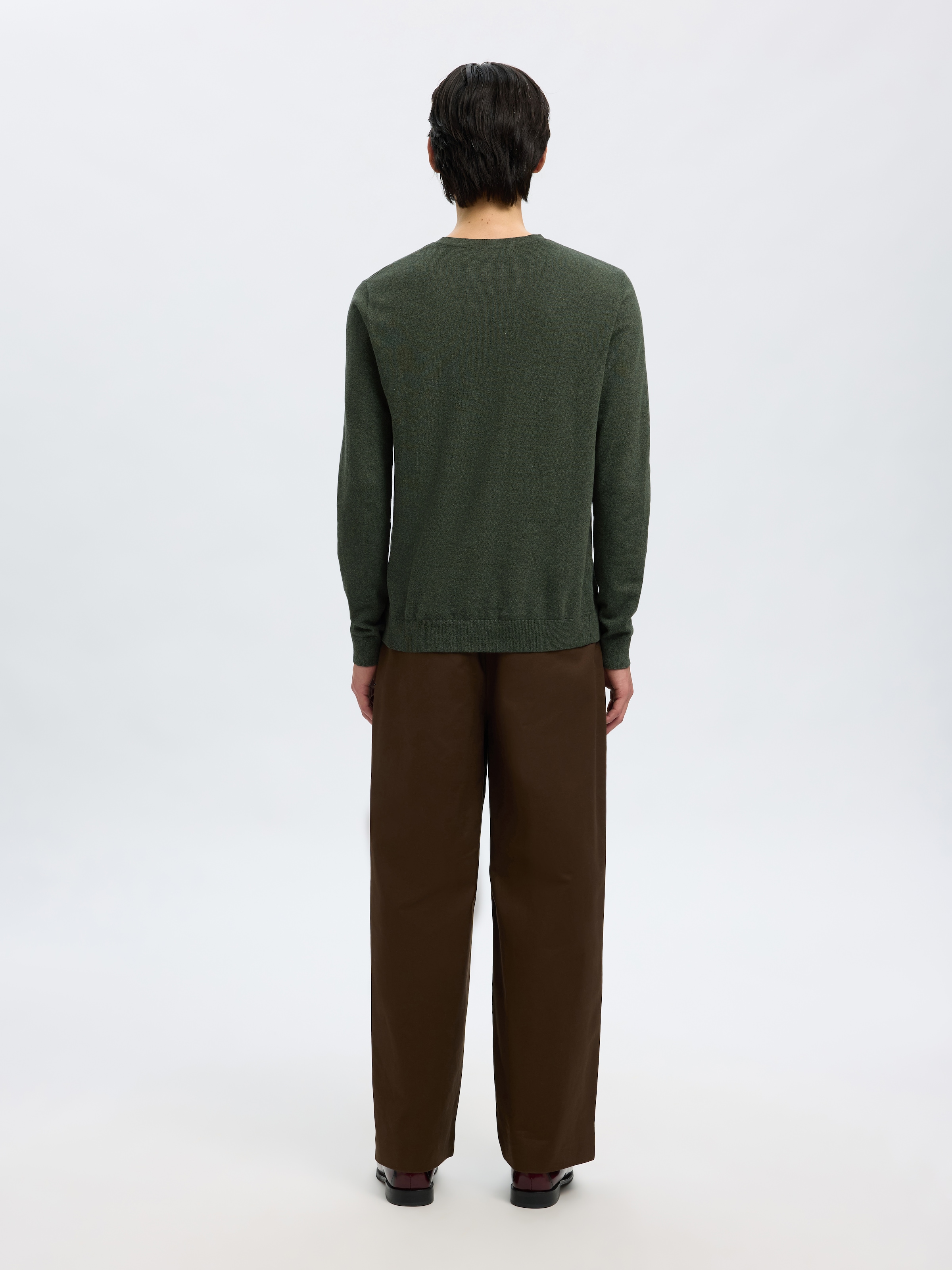 SELECTED HOMME Strickpullover »SLHBERG CREW NECK NOOS«