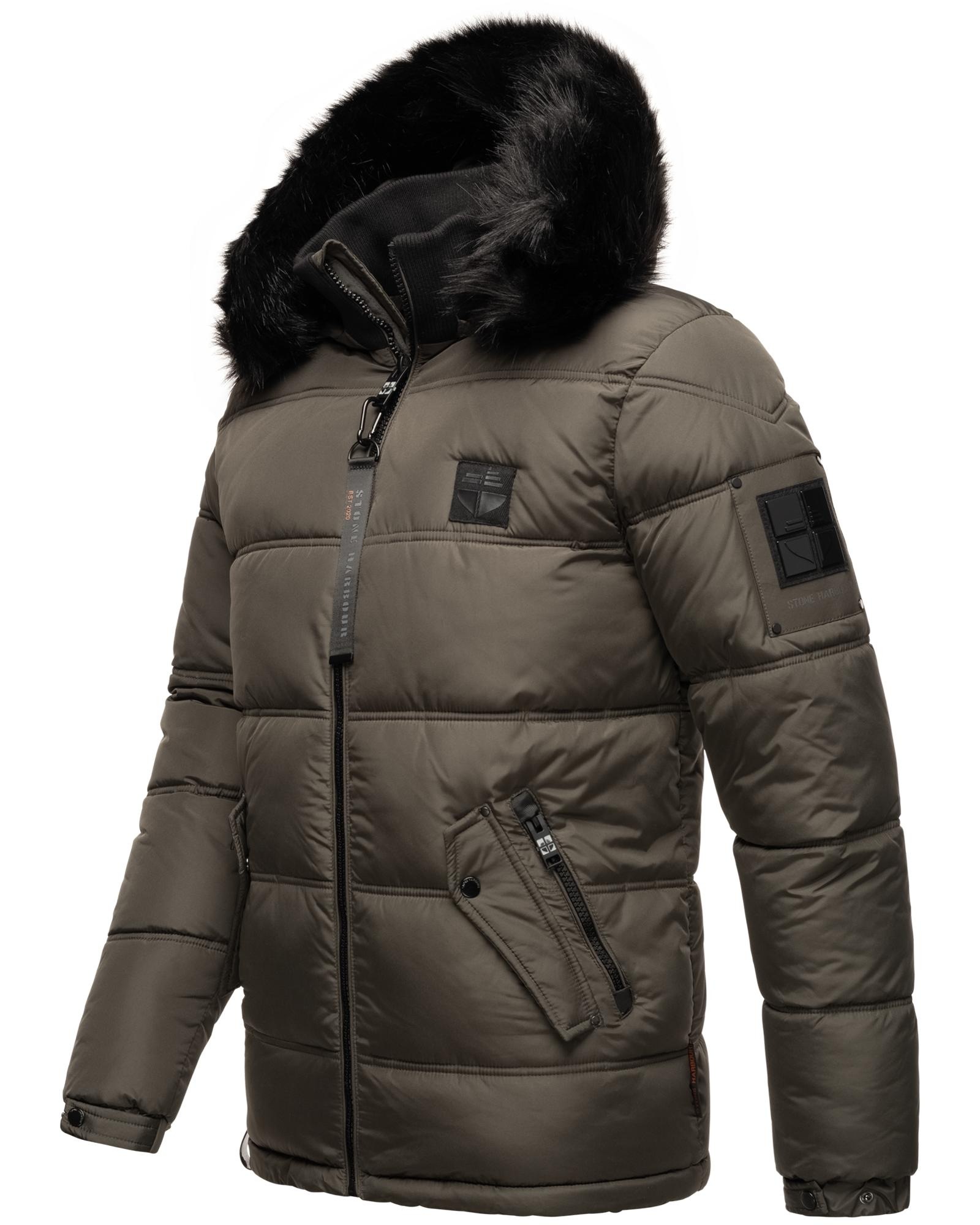 Stone Harbour Steppjacke "Zarlaan", mit Kapuze, gesteppte Winterjacke mit a günstig online kaufen