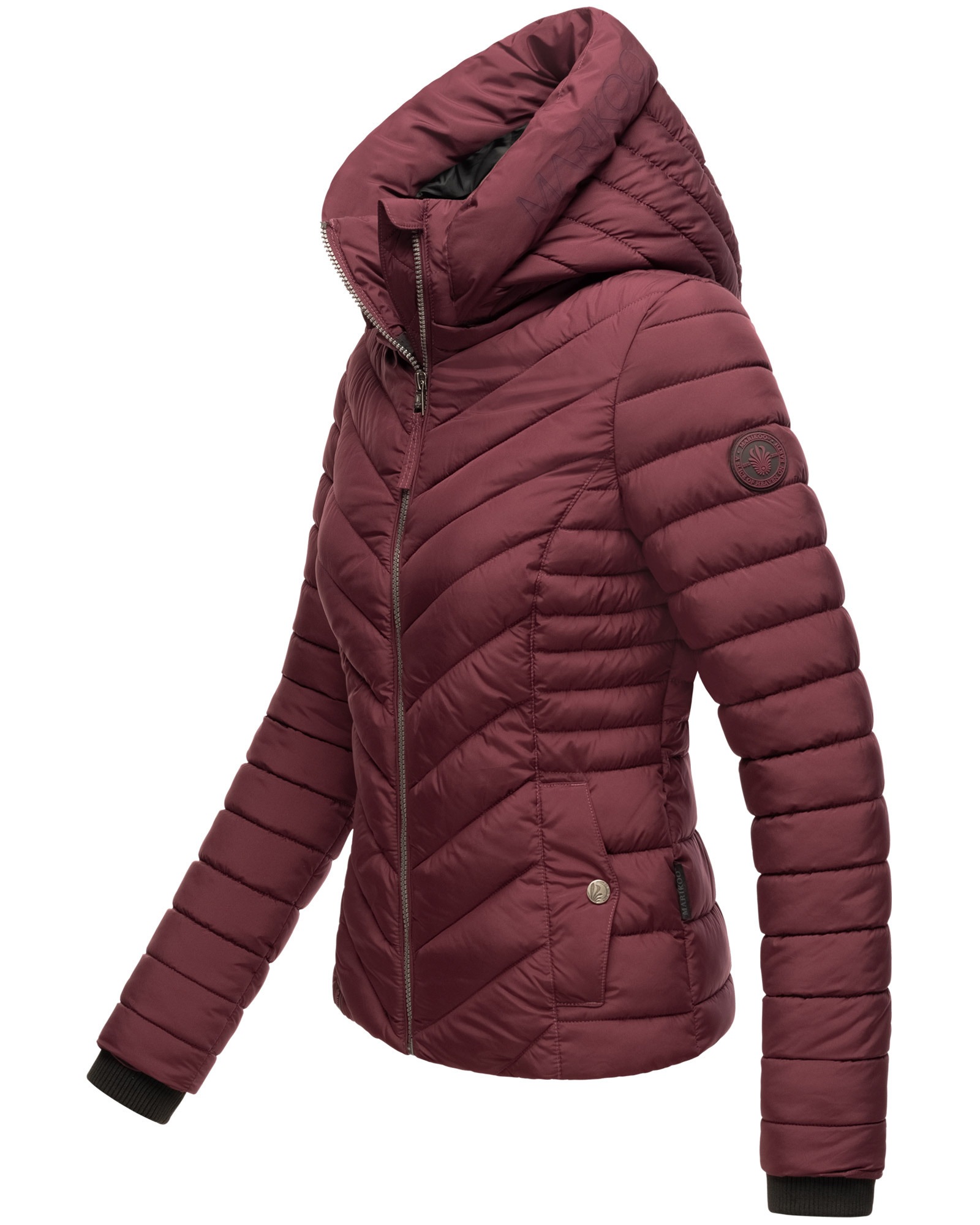 Marikoo Steppjacke »Kagomee«, mit großer Kapuze