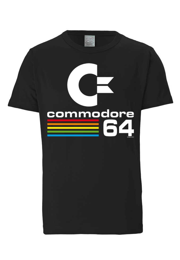 LOGOSHIRT T-Shirt »Commodore C64 Logo«, mit C64-Print