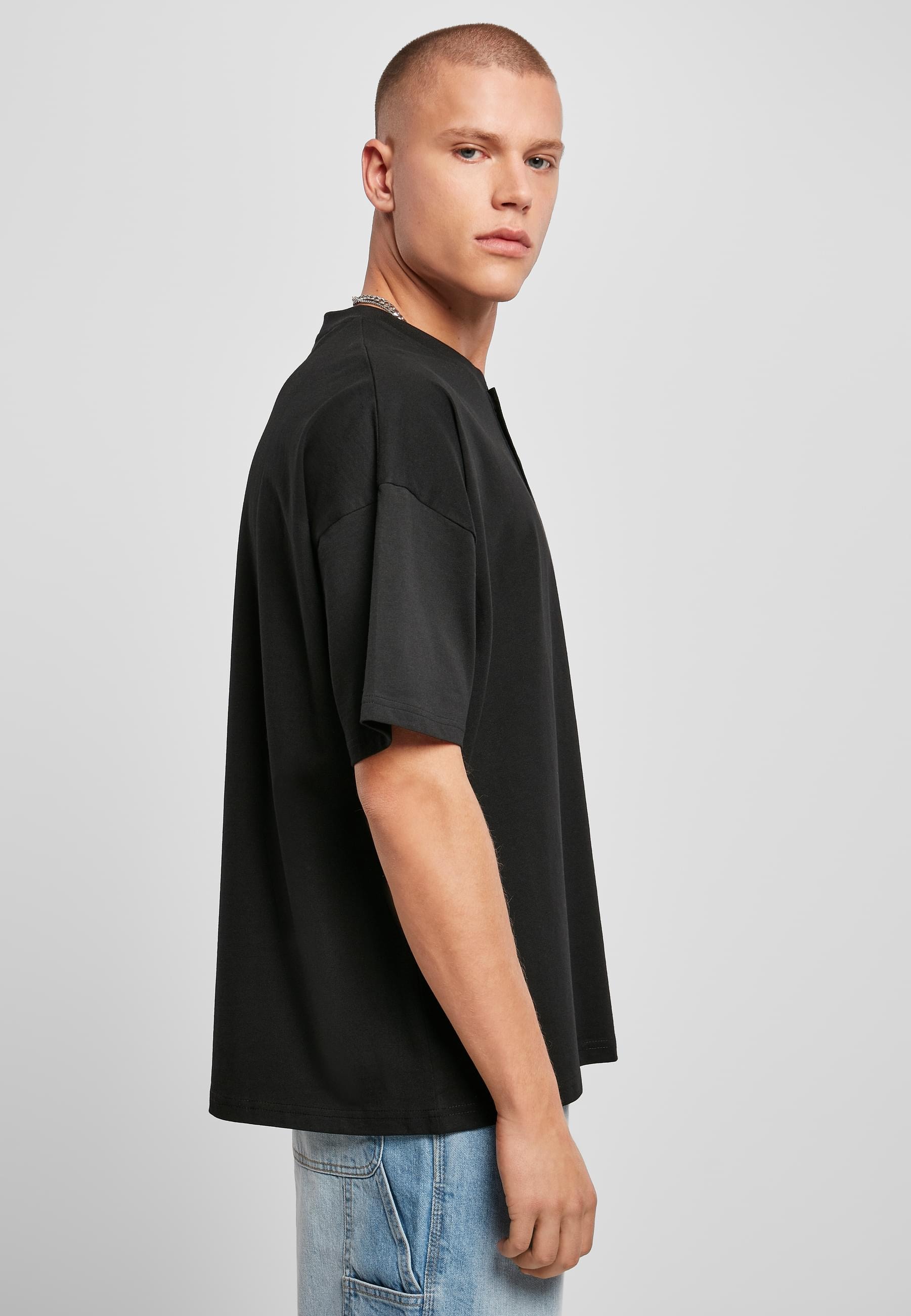 URBAN CLASSICS T-Shirt »Urban Classics Herren Oversized Henley Tee«, (1 tlg.)