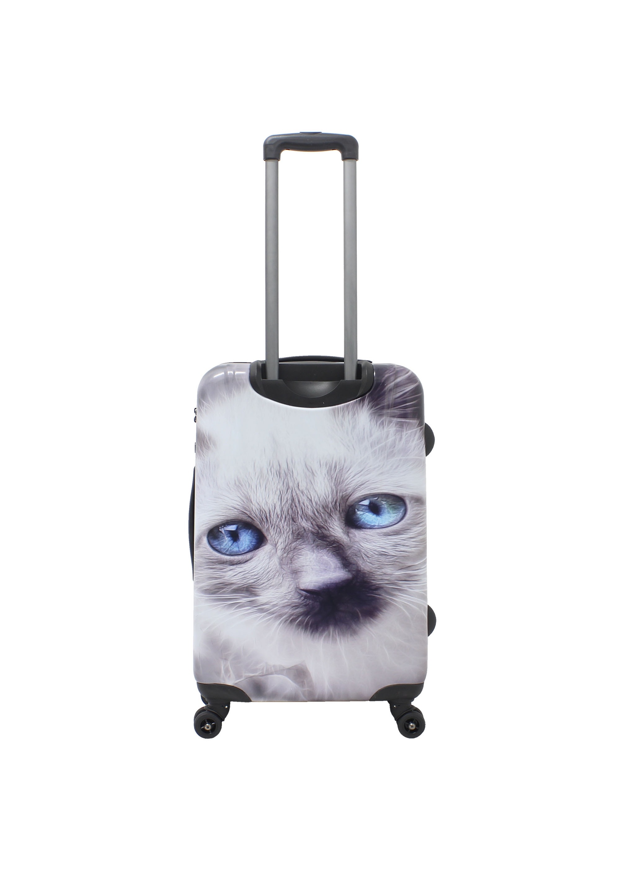 Saxoline® Koffer »White Cat« mit praktischen Tragegriffen