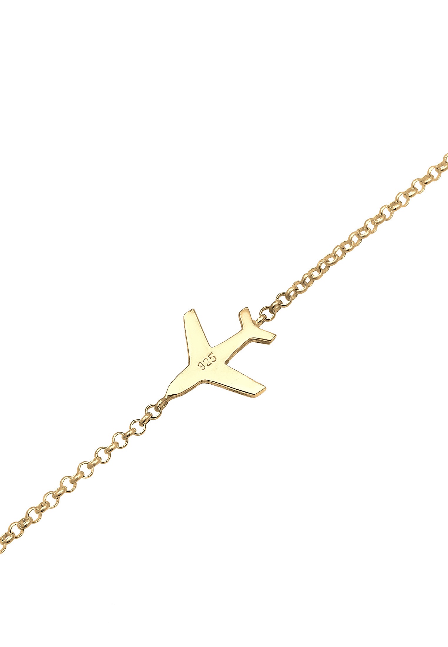 Elli Armband »Flugzeug Reise 925 Silber«