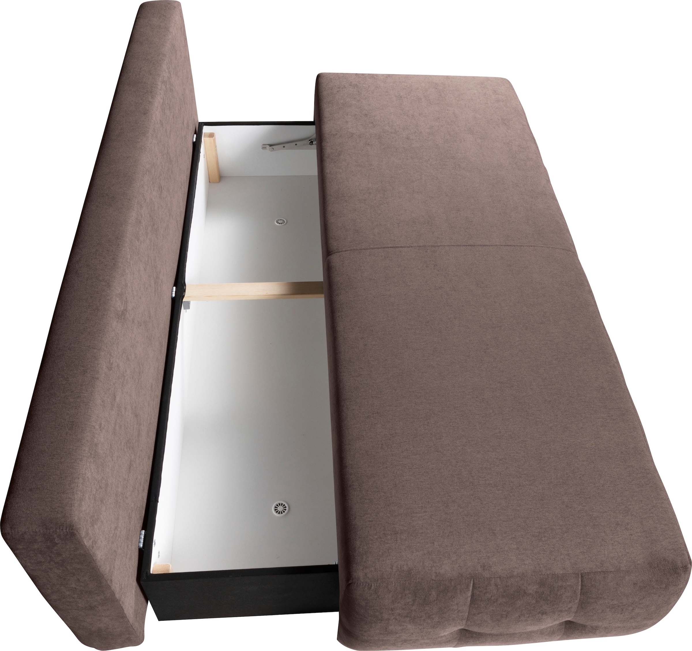 WERK2 Schlafsofa »Indigo«, 2-Sitzer Sofa und Schlafcouch mit Federkern & Bettkasten