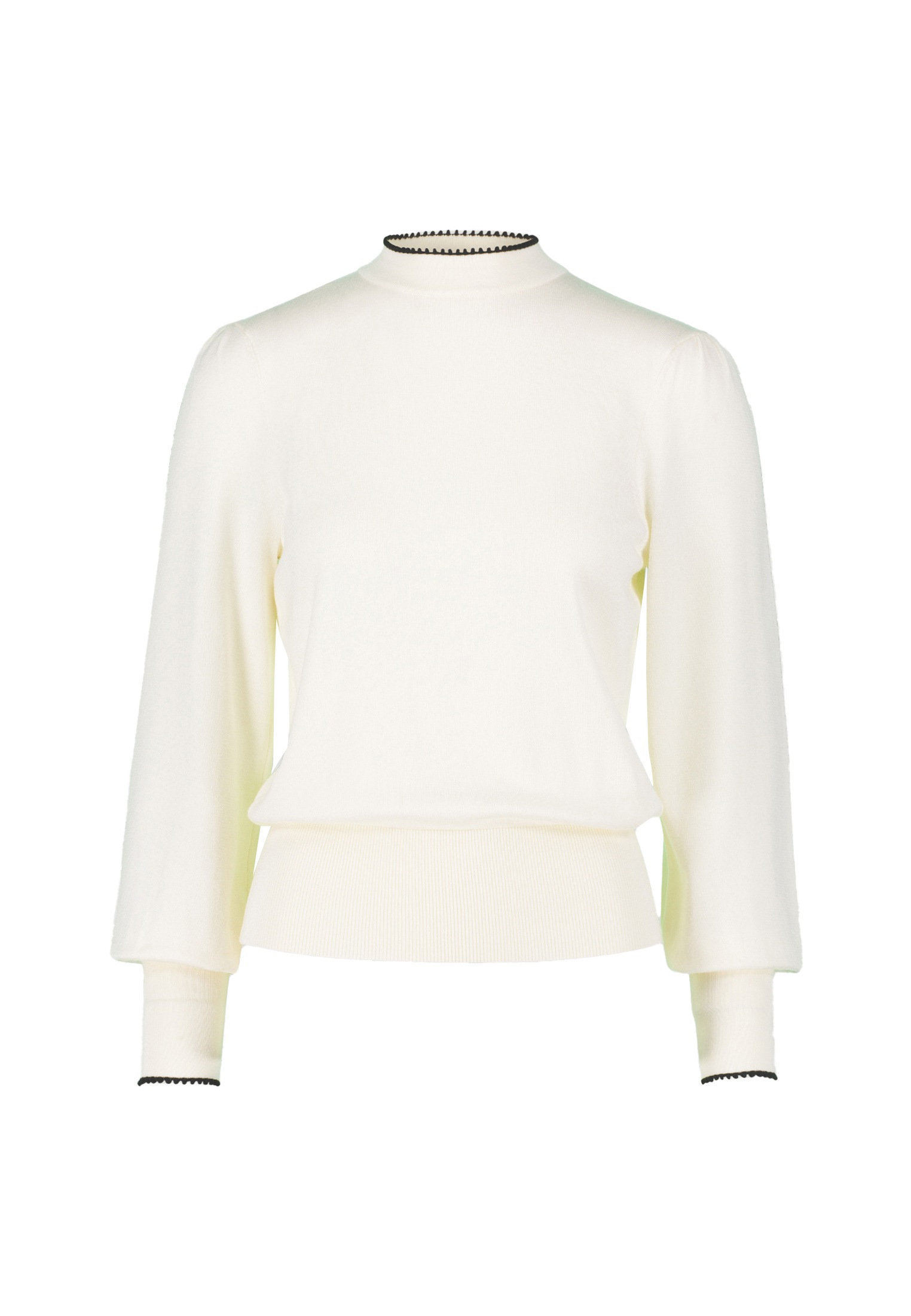 Zero Strickpullover »zero Pullover mit Kontrastpaspel«, (1 tlg.), weiteres Detail