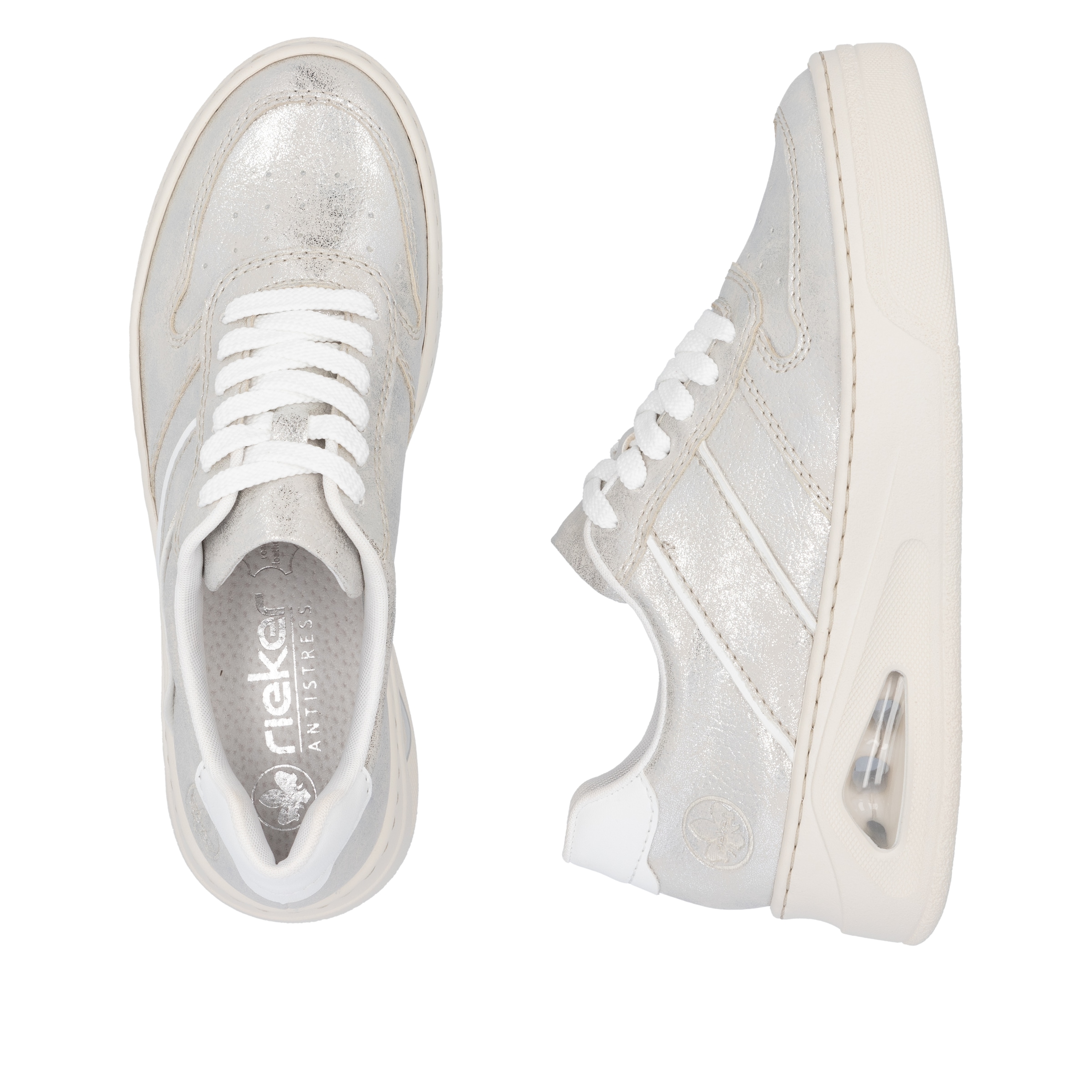 Rieker Plateausneaker, Schnürschuh, Halbschuh, Freizeitsneaker mit Rieker Air Ausstattung