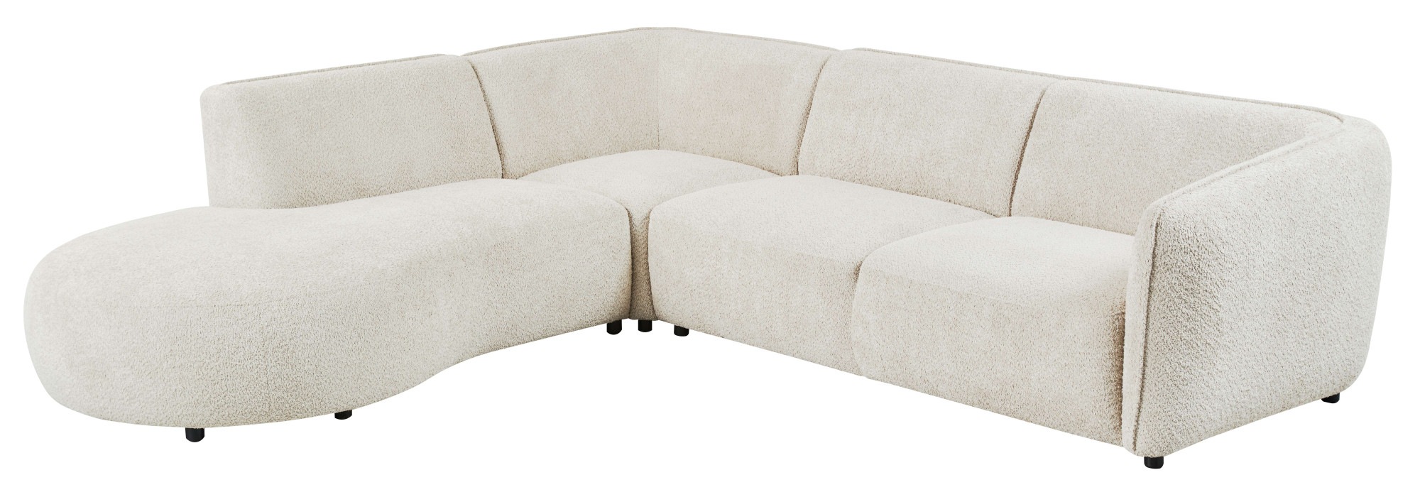 andas Ecksofa »Ostrup«, schlichtes modernes Design, in verschiedenen Farben