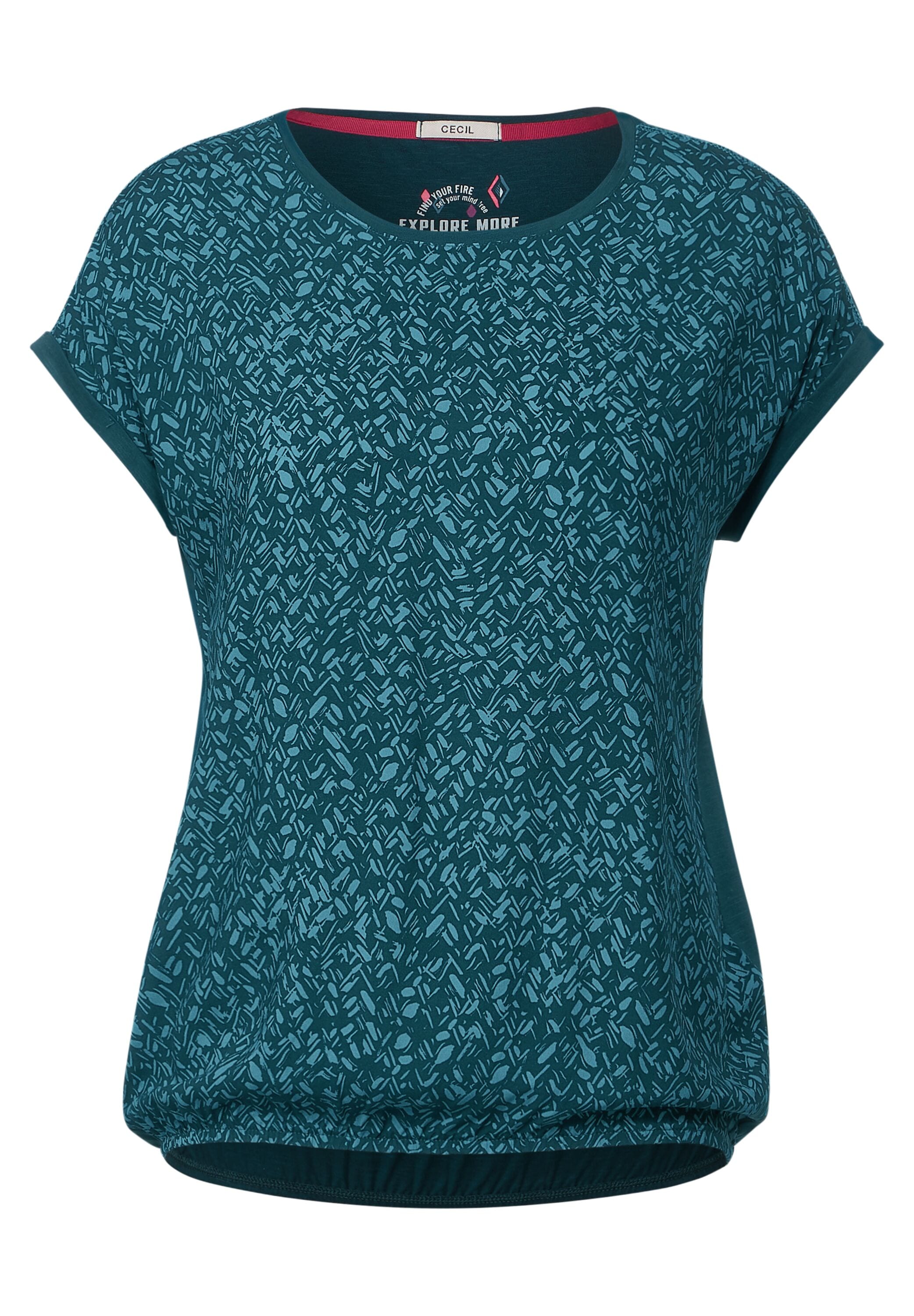 Cecil T-Shirt, mit Muster für Minimal BAUR | kaufen