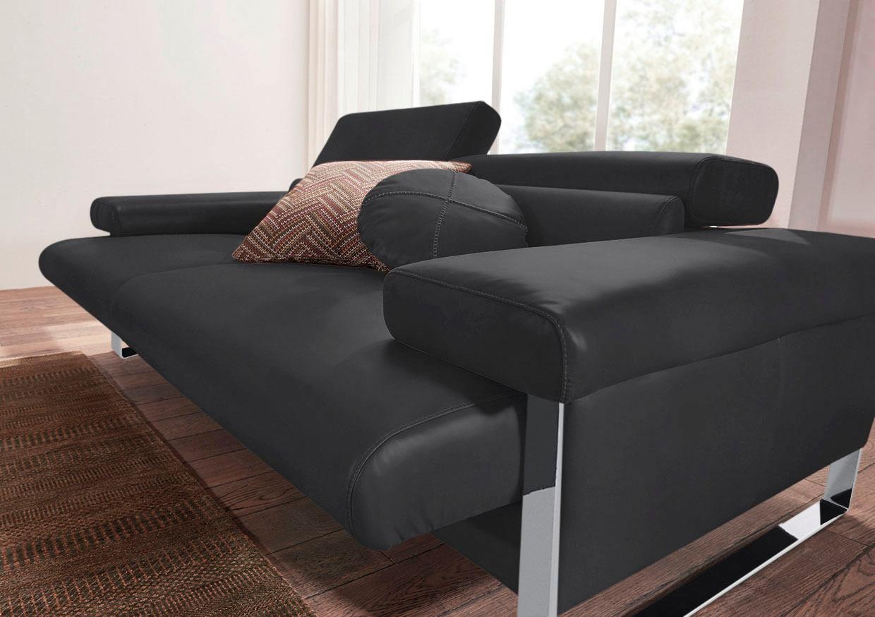 W.SCHILLIG 2-Sitzer »finn«, German Design Award 2016, Fußgestell Chrom glänzend, Breite 210 cm