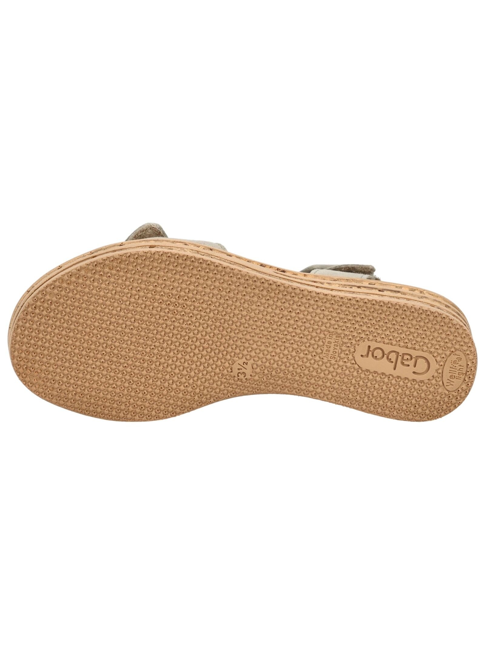 Plateausandaletten GABOR "Plateau Sandale", Damen, Gr. 41, grün, Schuhe 2