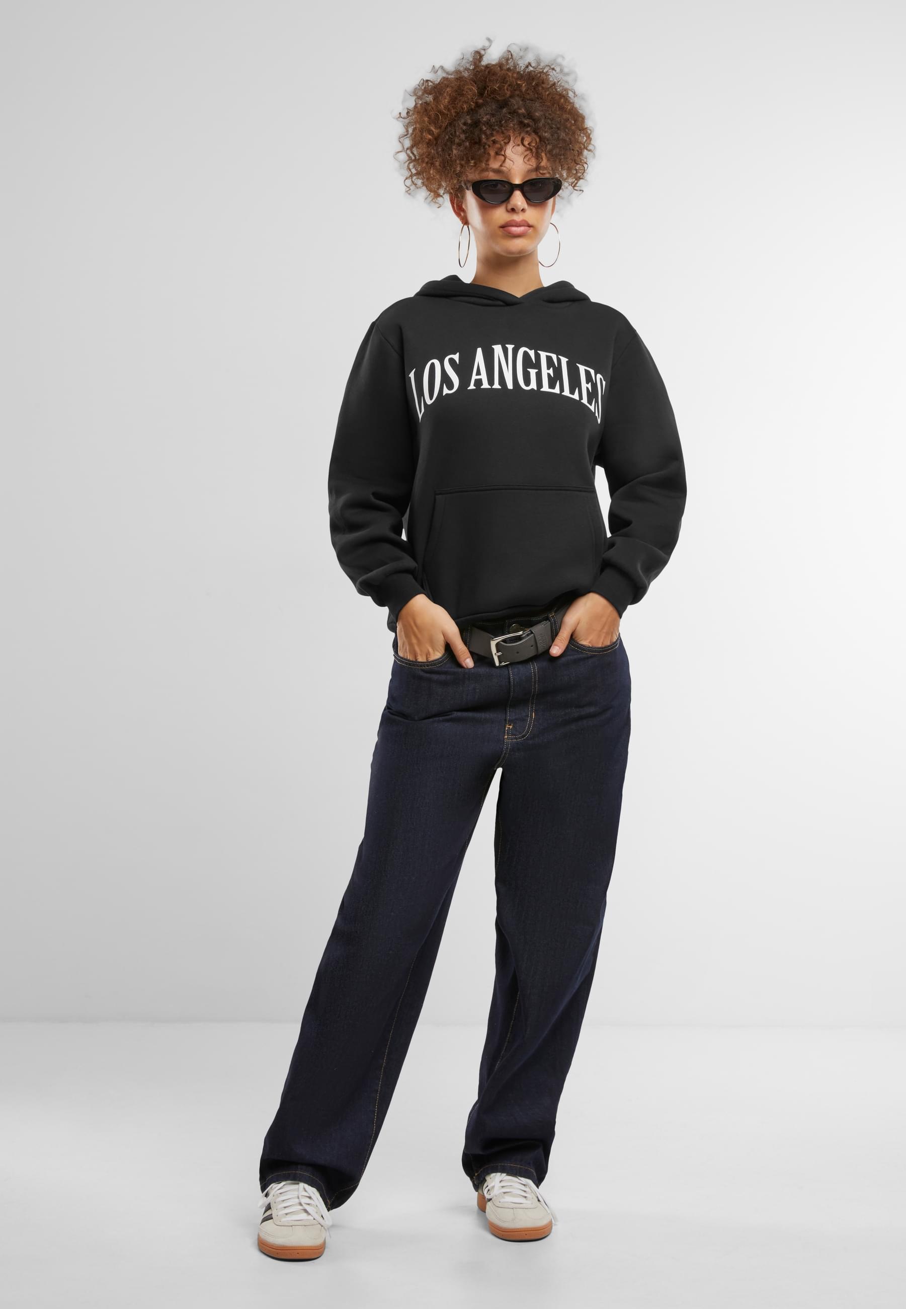 Miss Tee Kapuzenpullover »Miss Tee Los Angeles Ladies Fluffy Hoody«, (1 tlg.)