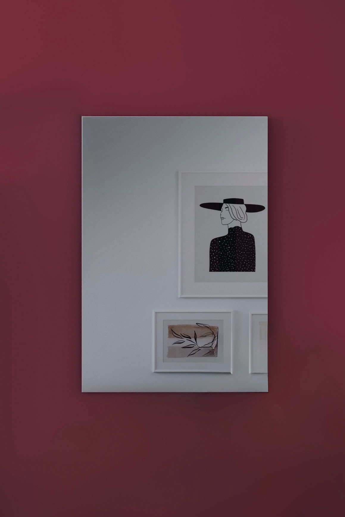 INOSIGN Garderobenspiegel "Malmö, Höhe 85 cm, rahmenlose Optik, hochwertige günstig online kaufen