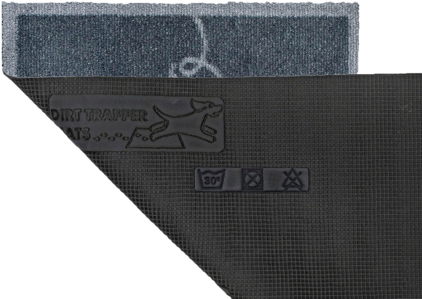 wash+dry by Kleen-Tex Teppich »Scriptello«, rechteckig, 9 mm Höhe
