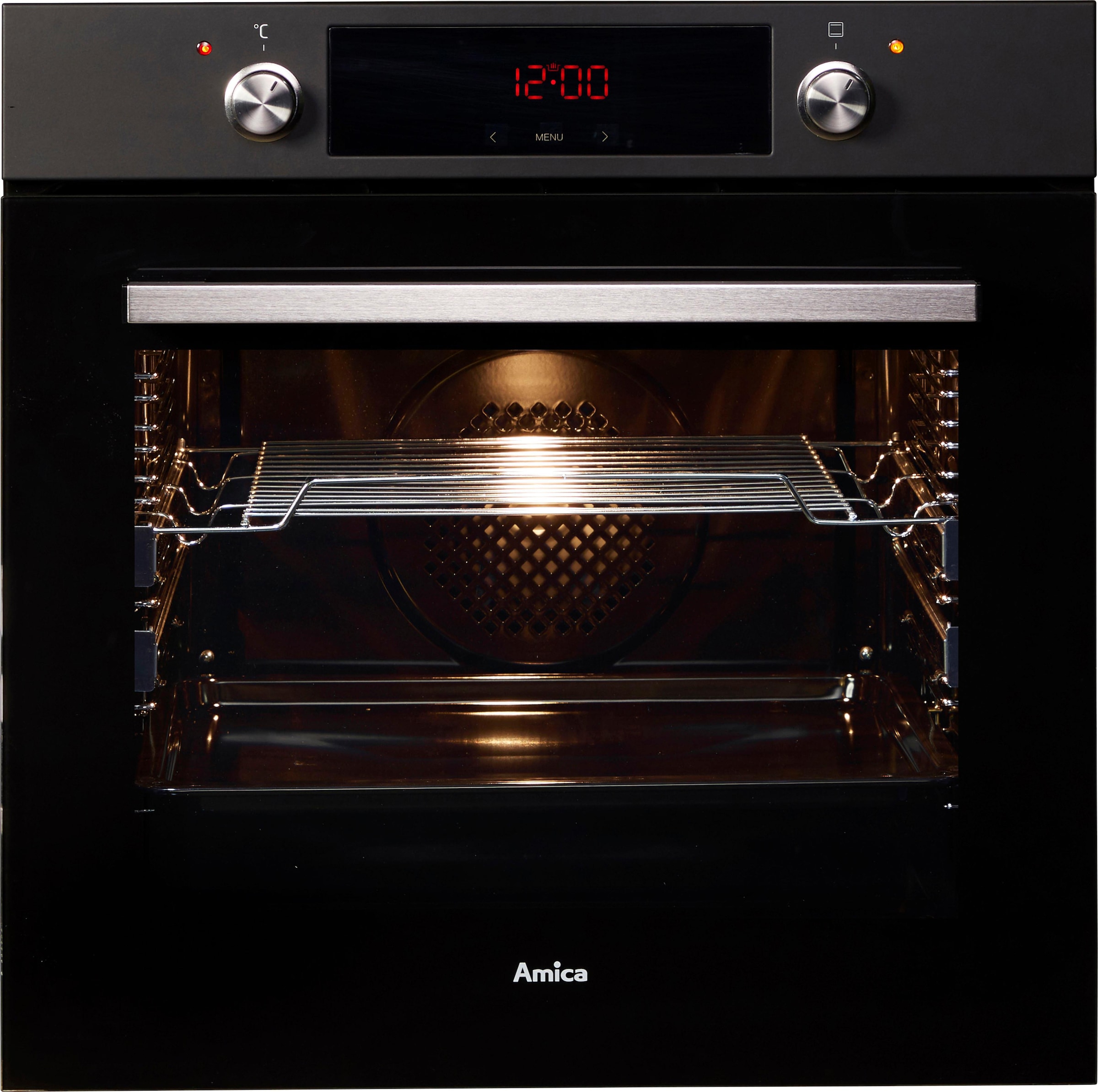 Amica Einbaubackofen »EBX 944 610 SM«, EBX 944 610 SM, mit 2-fach-Teleskopauszug, Simple Steam, Simple Steam