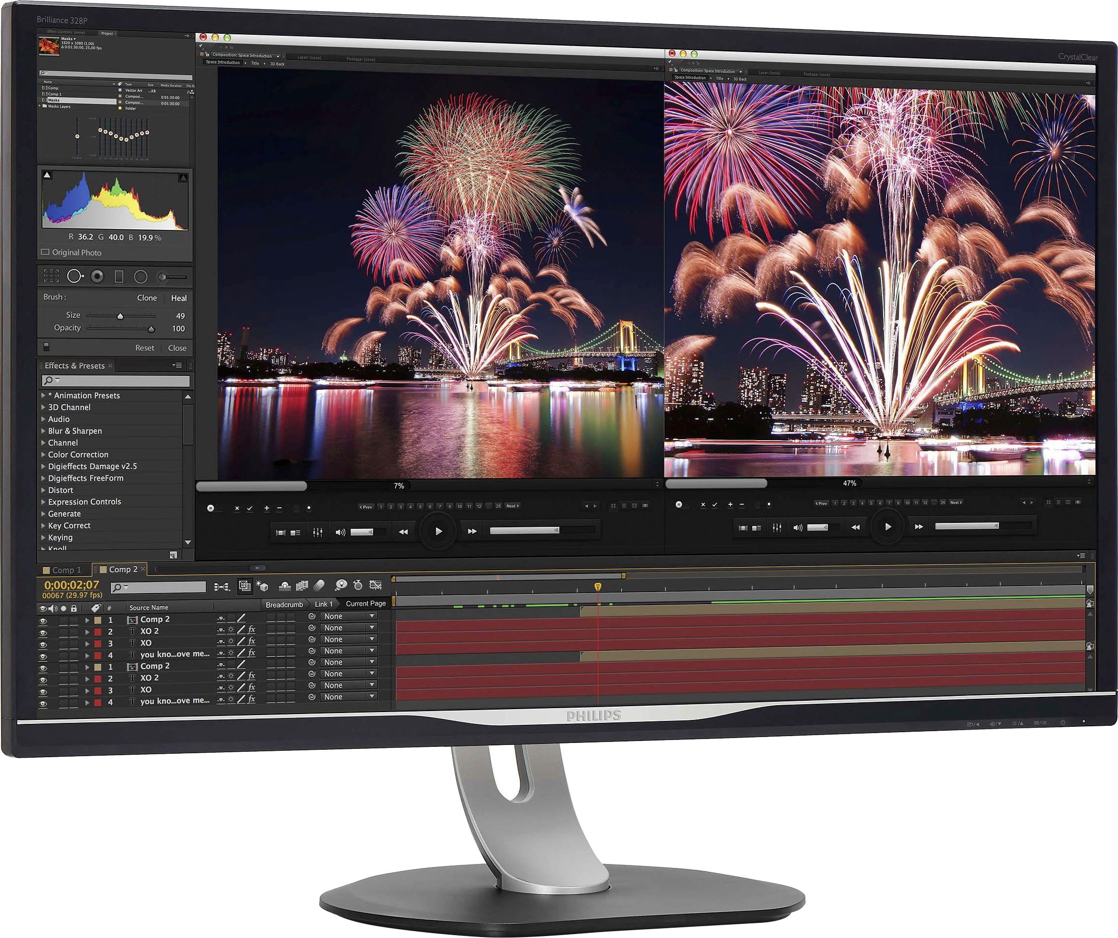 Philips LED-Monitor »328P6VUBREB«, 80 cm/31,5 Zoll, 3840 x 2160 px, 60 Hz