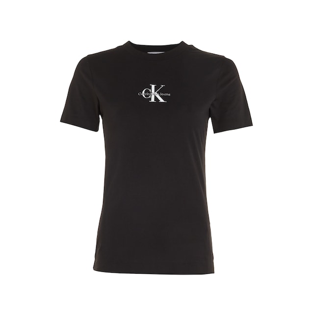 BAUR mit Klein Logodruck TEE«, bestellen »MONOLOGO SLIM FIT Jeans | T-Shirt online Calvin