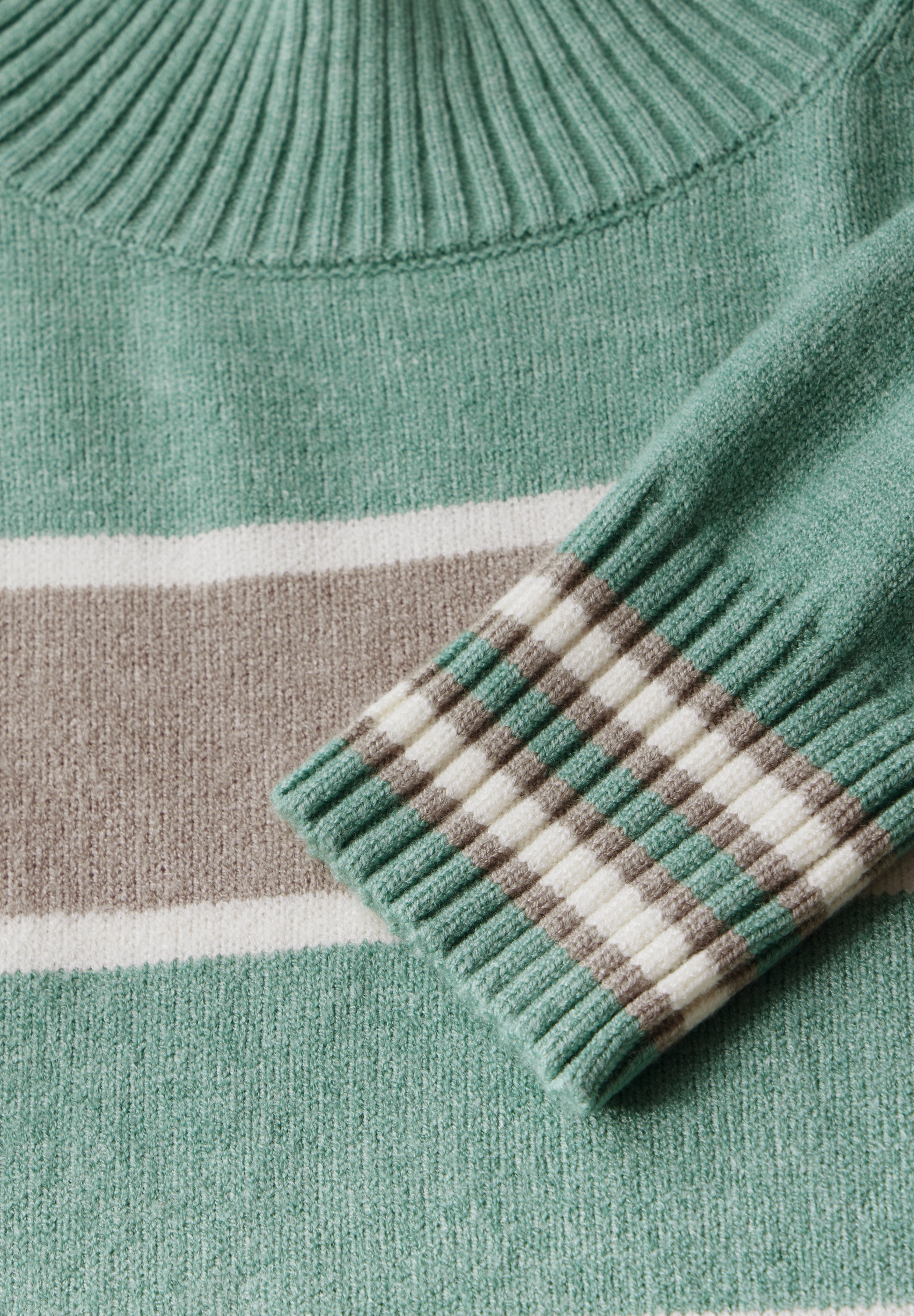 STREET ONE Strickpullover, mit Stehkragen