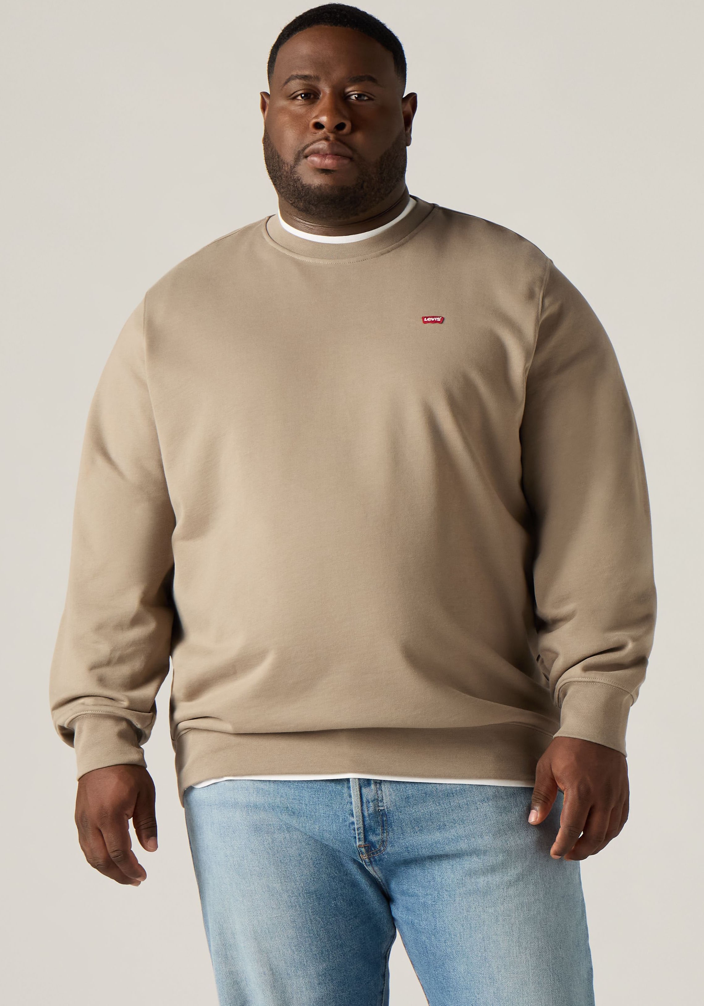 Levis Plus "BIG ORIGINAL HM CREW", mit Batwing-Logobadge