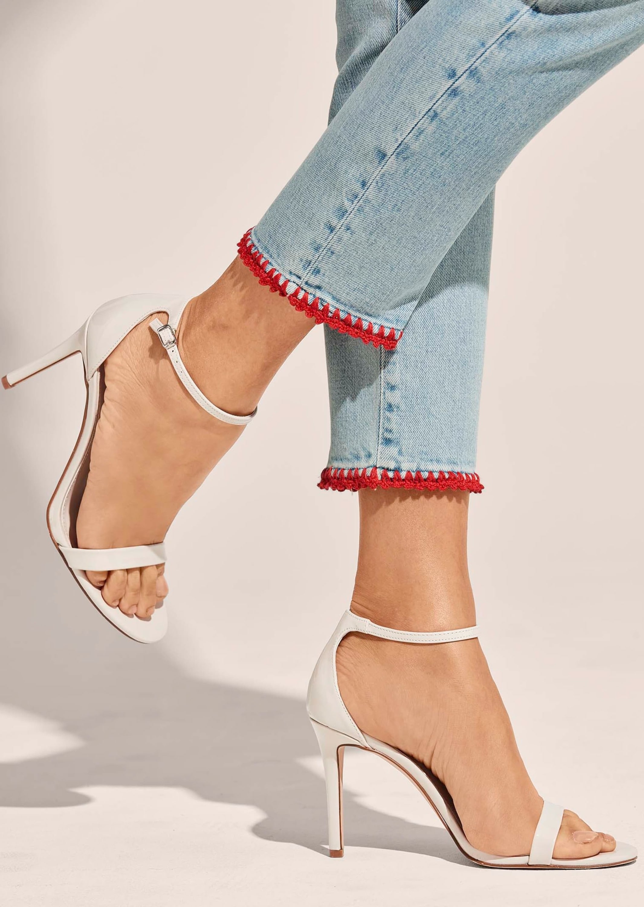 MADELEINE Regular-fit-Jeans »Jeans Jeans mit farbigem Beinabschluss«