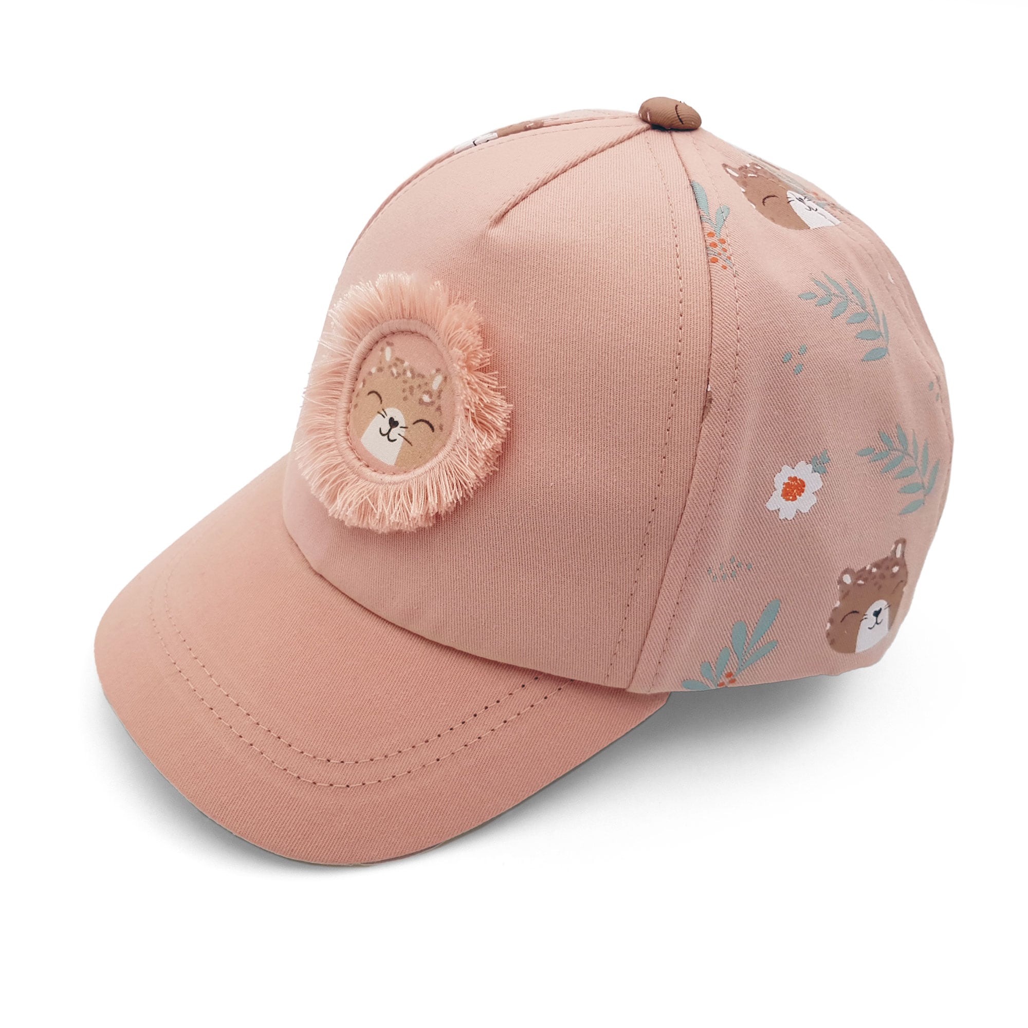 MAXIMO Baseball Cap 1 Stk. Rosa,Tiger-Motiv, Basecap, Klettverschluss, Kleinkind Mädchen