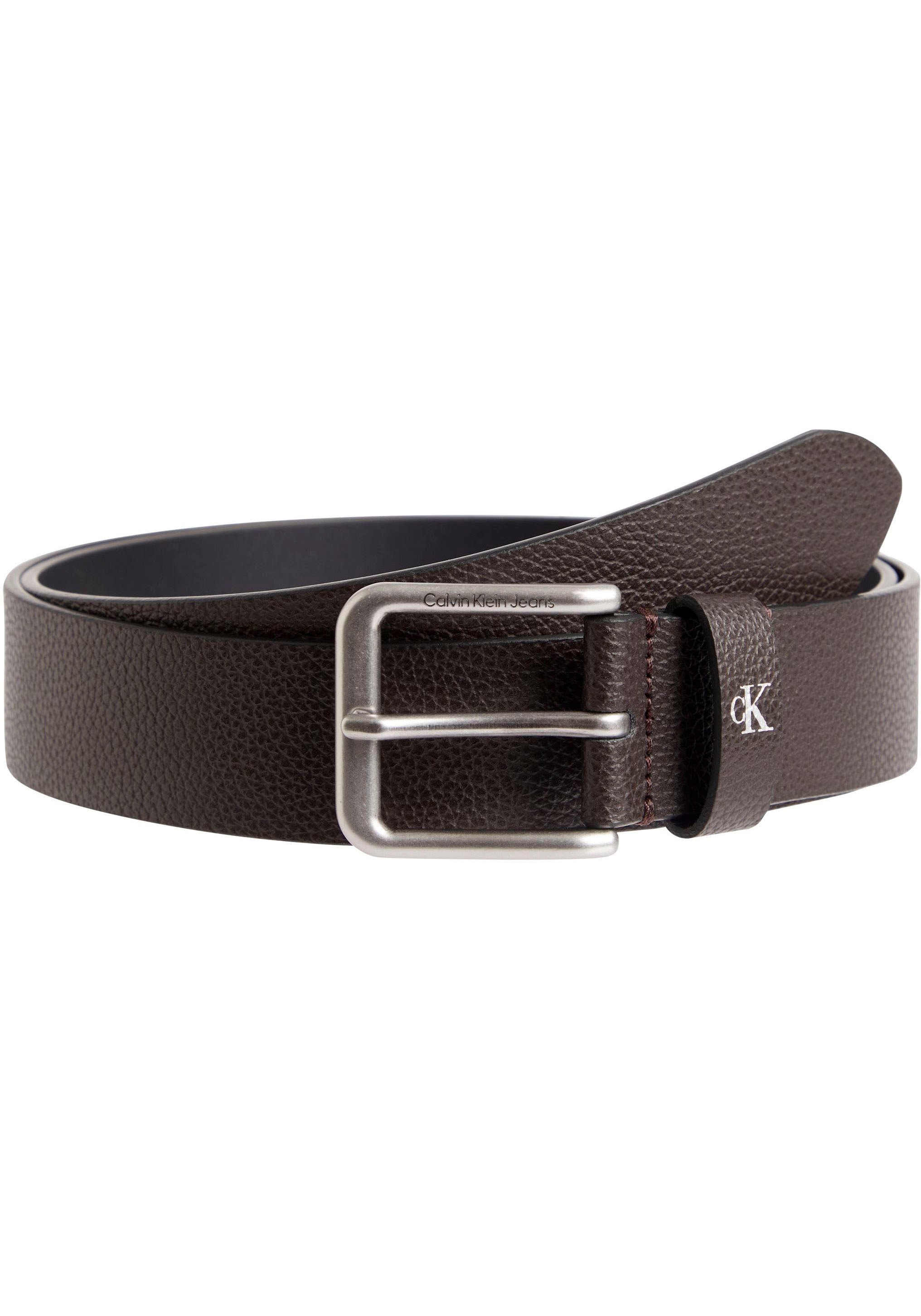 CLASSIC Logoprägung Klein Ledergürtel »ROUND mit | Calvin 35MM«, BELT kaufen BAUR Jeans