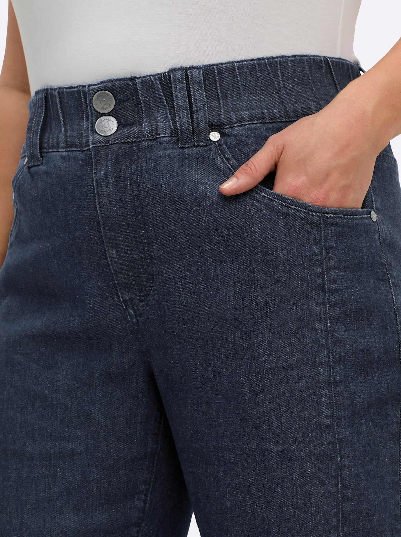 Sheego Bequeme Jeans, (1 tlg.)