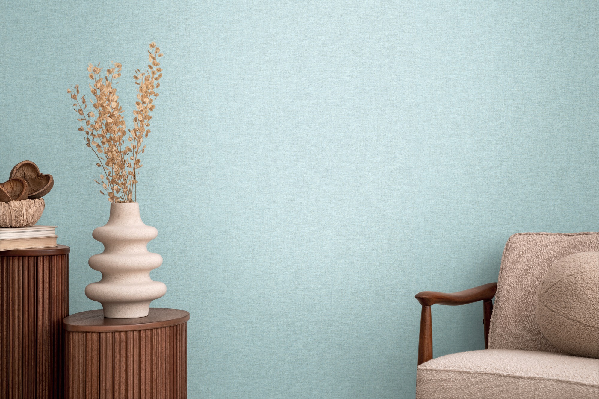 CosmoLiving by Cosmopolitan Vliestapete "Metallic Weave – Struktur-Unitapete" matt strukturiert Elegante Struktur-Vliestapete mit Metallic-Effekt