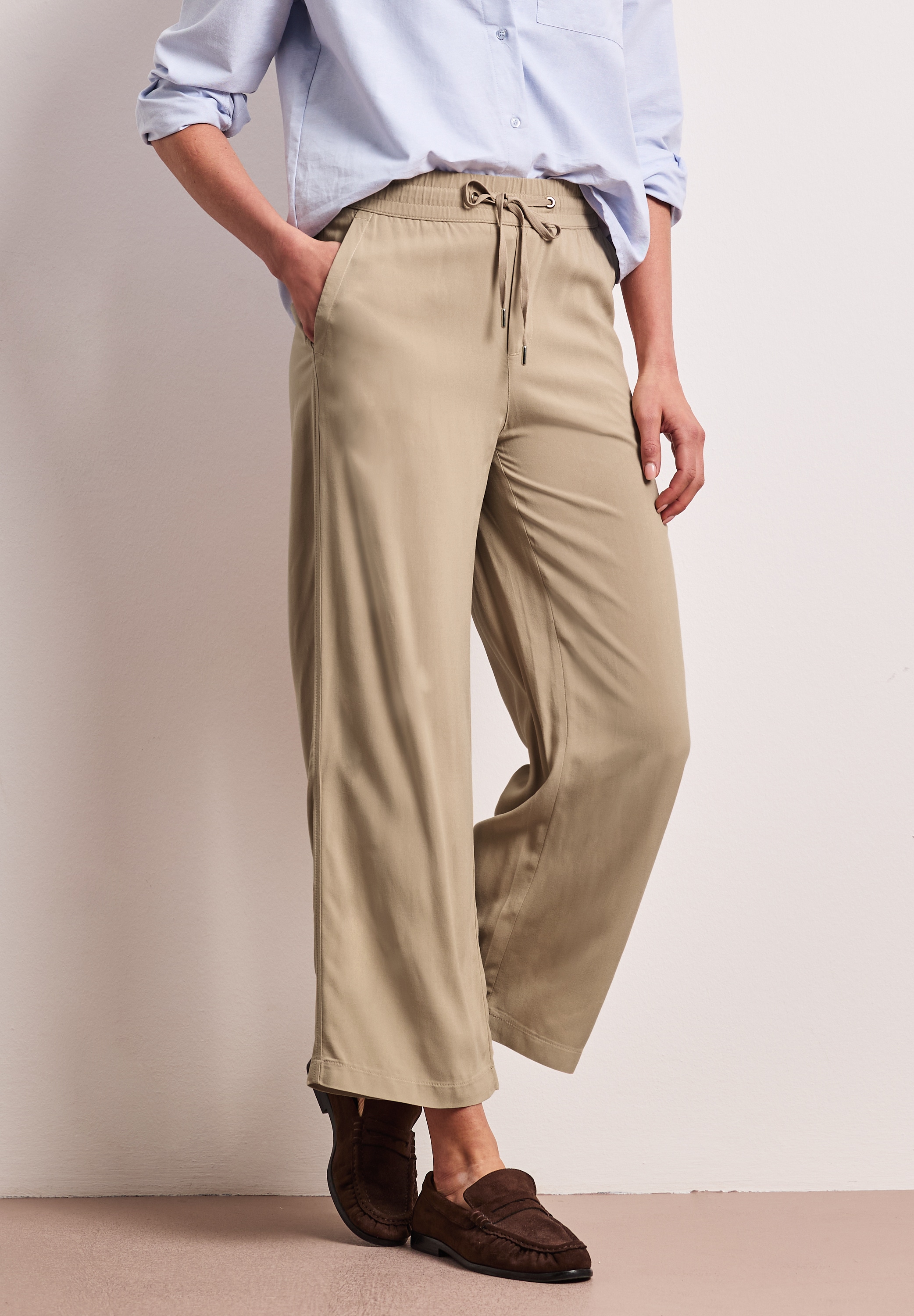 STREET ONE Stoffhose  High Waist